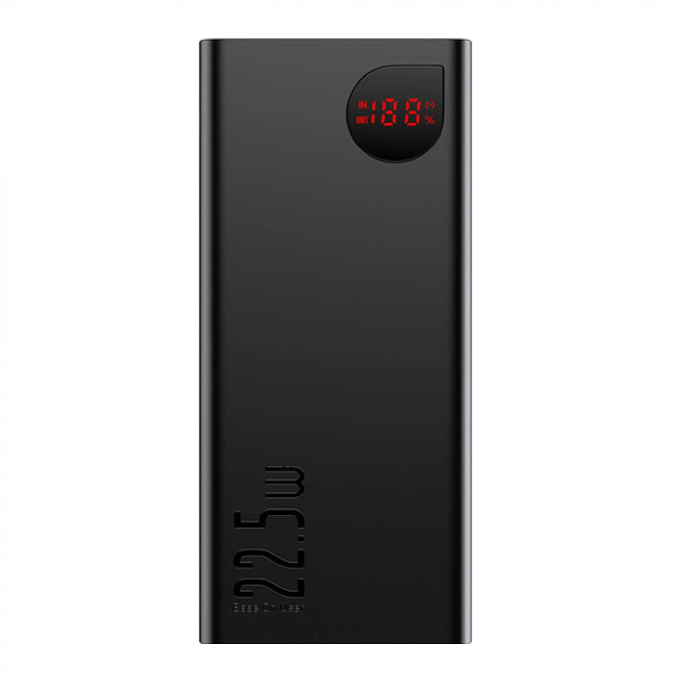 Купить Павербанк УМБ Baseus Adaman Metal Digital Display Quick Charge Power Bank 20000mAh 22.5W (2021 Editon) Black Overseas Edition With Simple Series Charging Cable USB to Type-C 3A 0.3m Black - фото 2