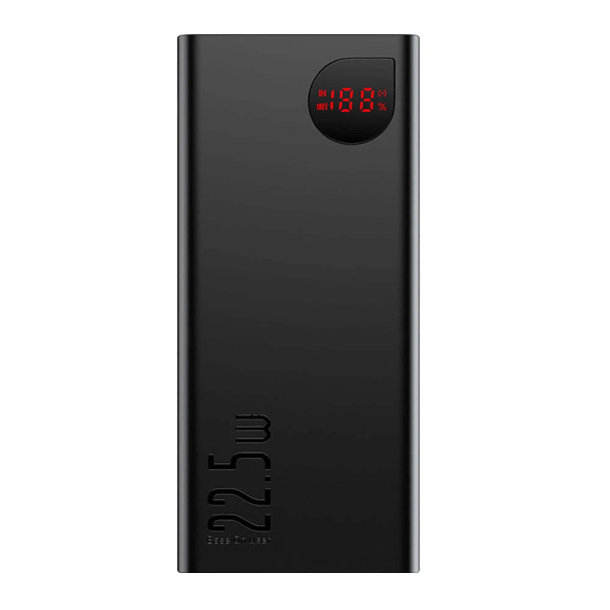 Купить Павербанк УМБ Baseus Adaman Metal Digital Display Quick Charge Power Bank 20000mAh 22.5W (2021 Editon) Black Overseas Edition With Simple Series Charging Cable USB to Type-C 3A 0.3m Black - фото 2