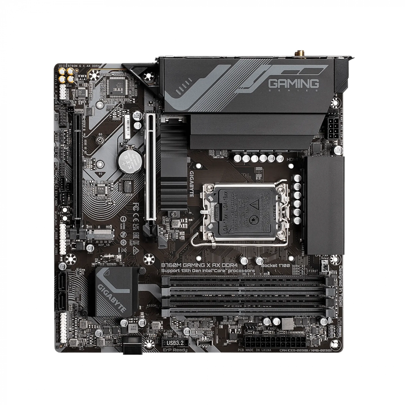 Купити Материнська плата GIGABYTE B760M GAMING X AX DDR4 - фото 4