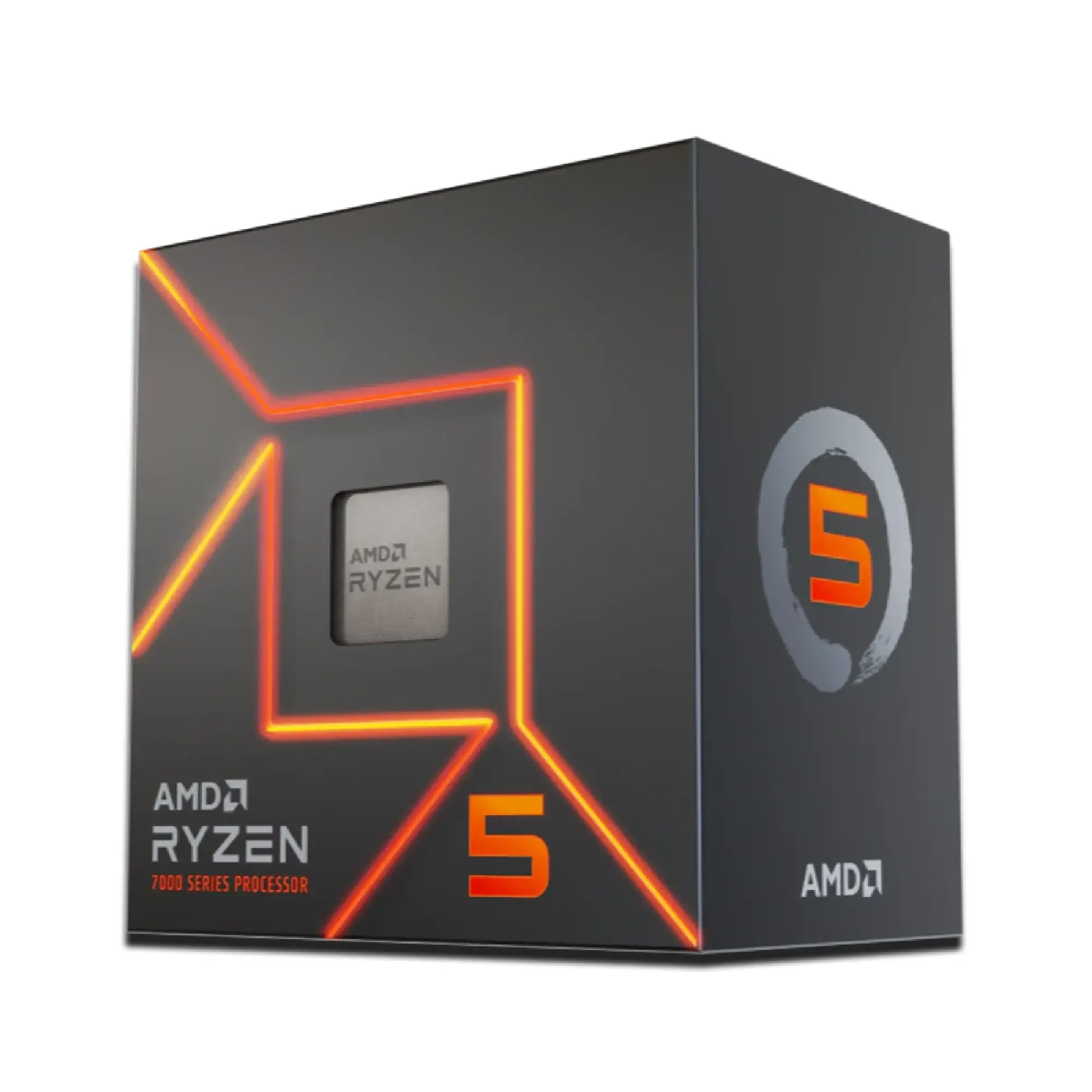 Купить Процессор AMD Ryzen 5 7600 (6C/12T, 4.7-5.1GHz,32MB,65W,AM5, Wraith Stealth) BOX - фото 1