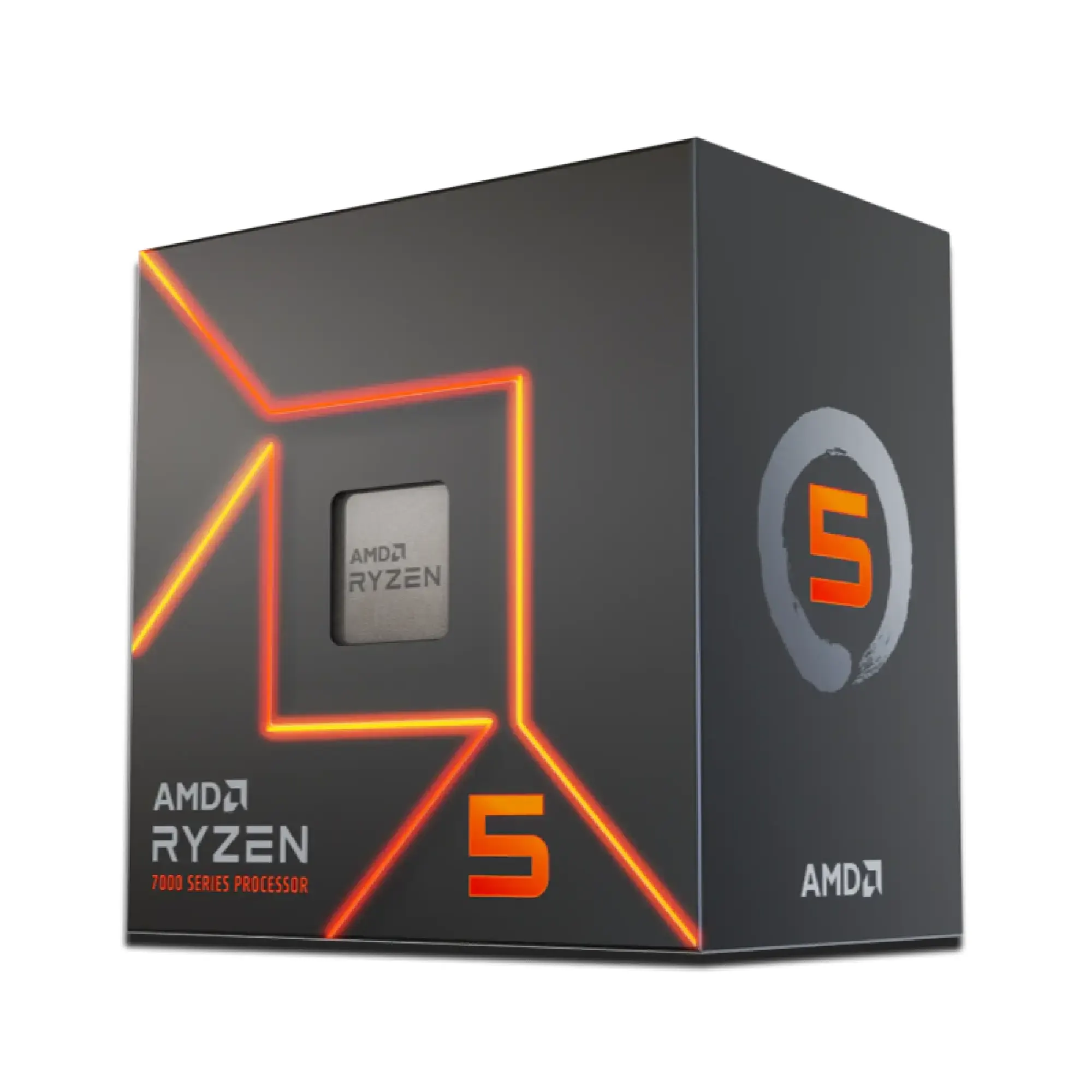 Купить Процессор AMD Ryzen 5 7600 (6C/12T, 4.7-5.1GHz,32MB,65W,AM5, Wraith Stealth) BOX - фото 1