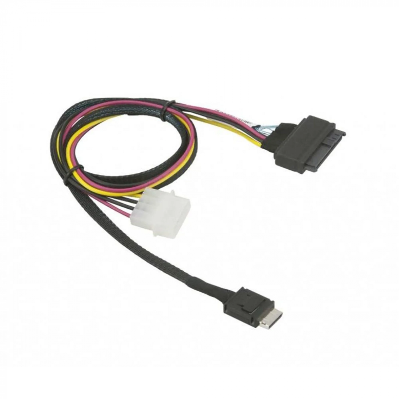 Купити Кабель OCULINK SFF-8611 (x4) to SFF-8639 U.2 with 15pin power cable) (SFF-8611(x4)SFF-8639) - фото 1