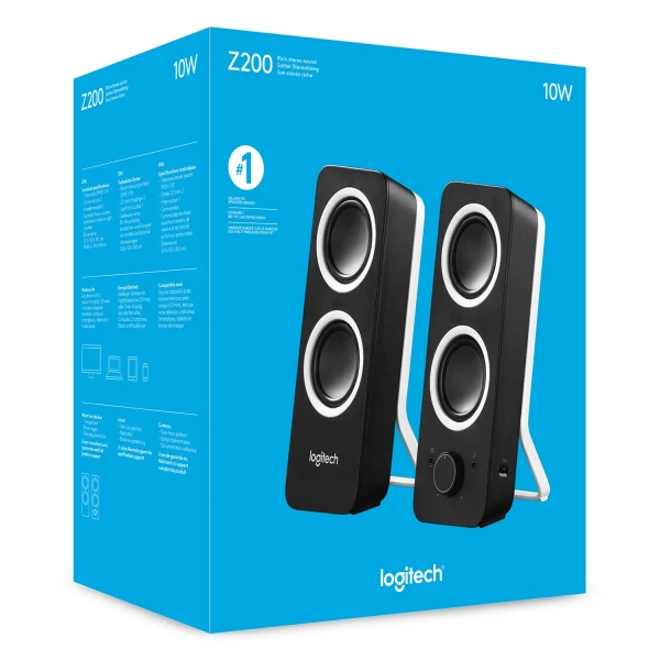 Купити Акустична система Logitech Z200 Black - фото 6