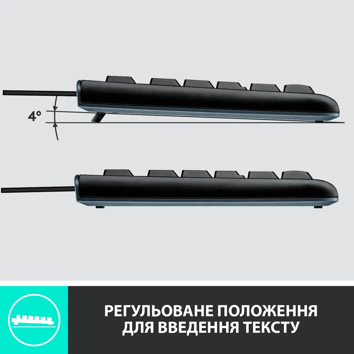 Купить Комплект клавиатура и мышь Logitech Desktop MK120 UA - фото 7
