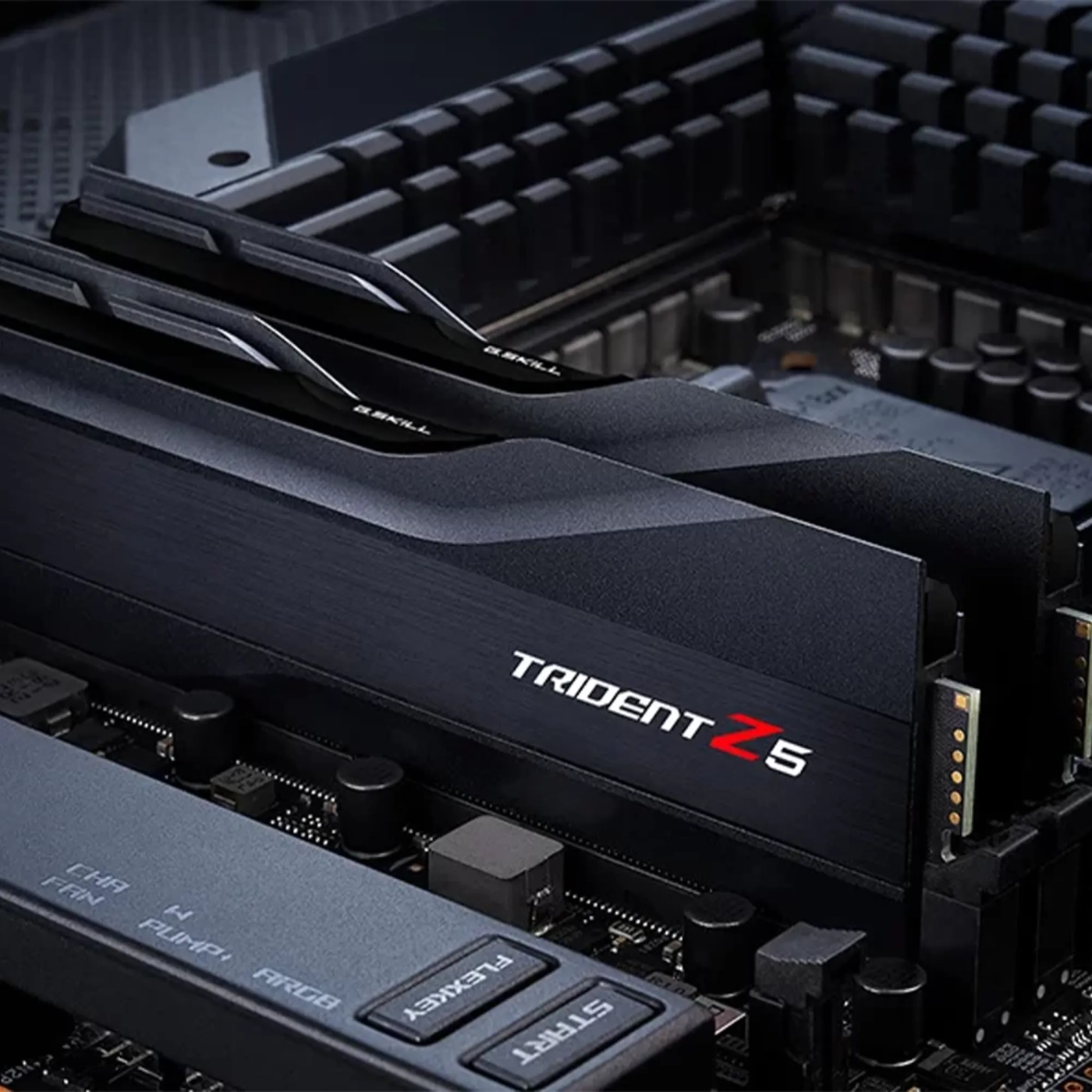 Купить Модуль памяти G.Skill Trident Z5 Black DDR5-6000 64GB (2x32GB) DDR5 6000 MHz Intel XMP 32-38-38-96 1.4V(F5-6000J3238G32GX2-TZ5K) - фото 5