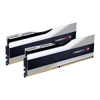 Купить Модуль памяти G.Skill Trident Z5 silver DDR5-6000 64GB (2x32GB) DDR5 6000 MHz Intel XMP 32-38-38-96 (F5-6000J3238G32GX2-TZ5S) - фото 1