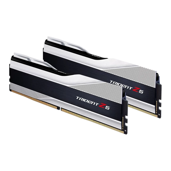 Купить Модуль памяти G.Skill Trident Z5 silver DDR5-6000 64GB (2x32GB) DDR5 6000 MHz Intel XMP 32-38-38-96 (F5-6000J3238G32GX2-TZ5S) - фото 2