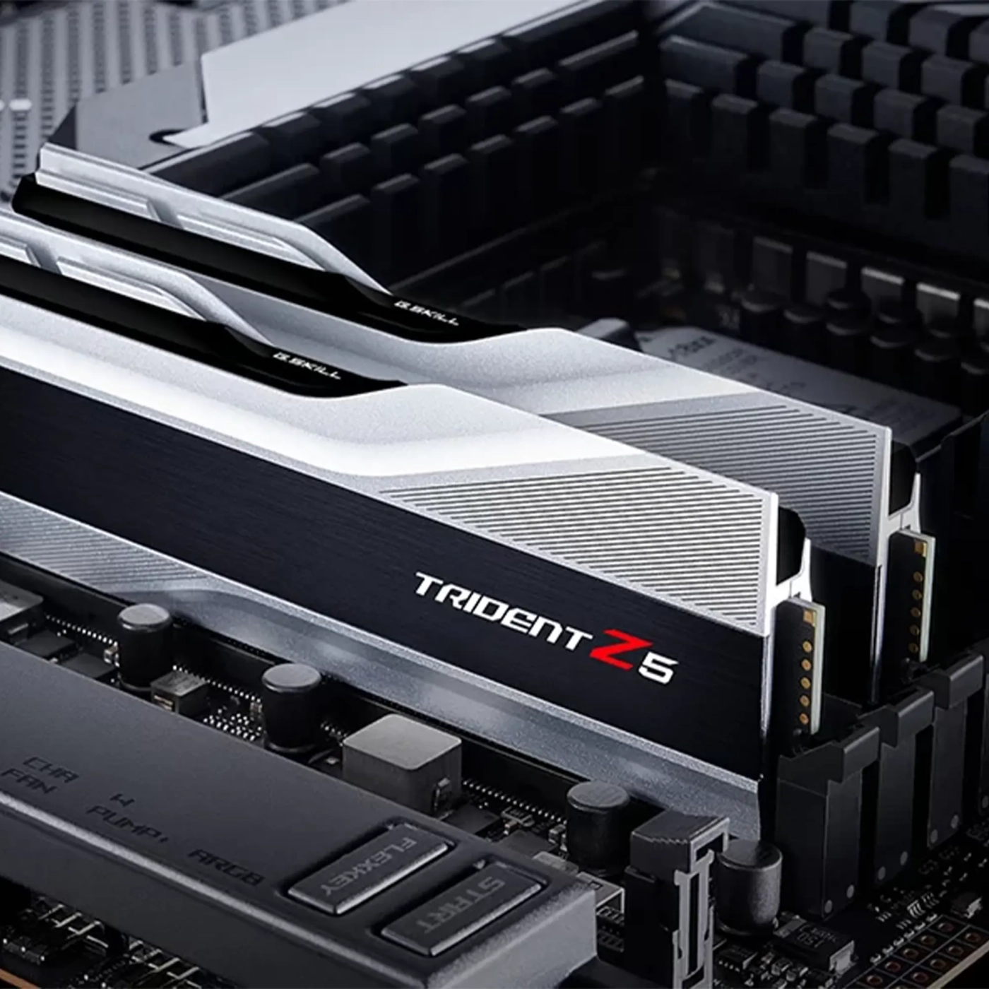 Купить Модуль памяти G.Skill Trident Z5 silver DDR5-6000 64GB (2x32GB) DDR5 6000 MHz Intel XMP 32-38-38-96 (F5-6000J3238G32GX2-TZ5S) - фото 5