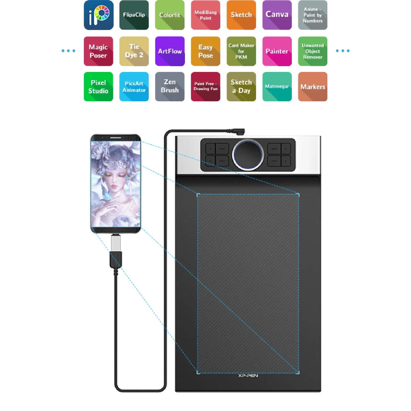 Купить Графический планшет XP-Pen Deco Pro S - фото 9