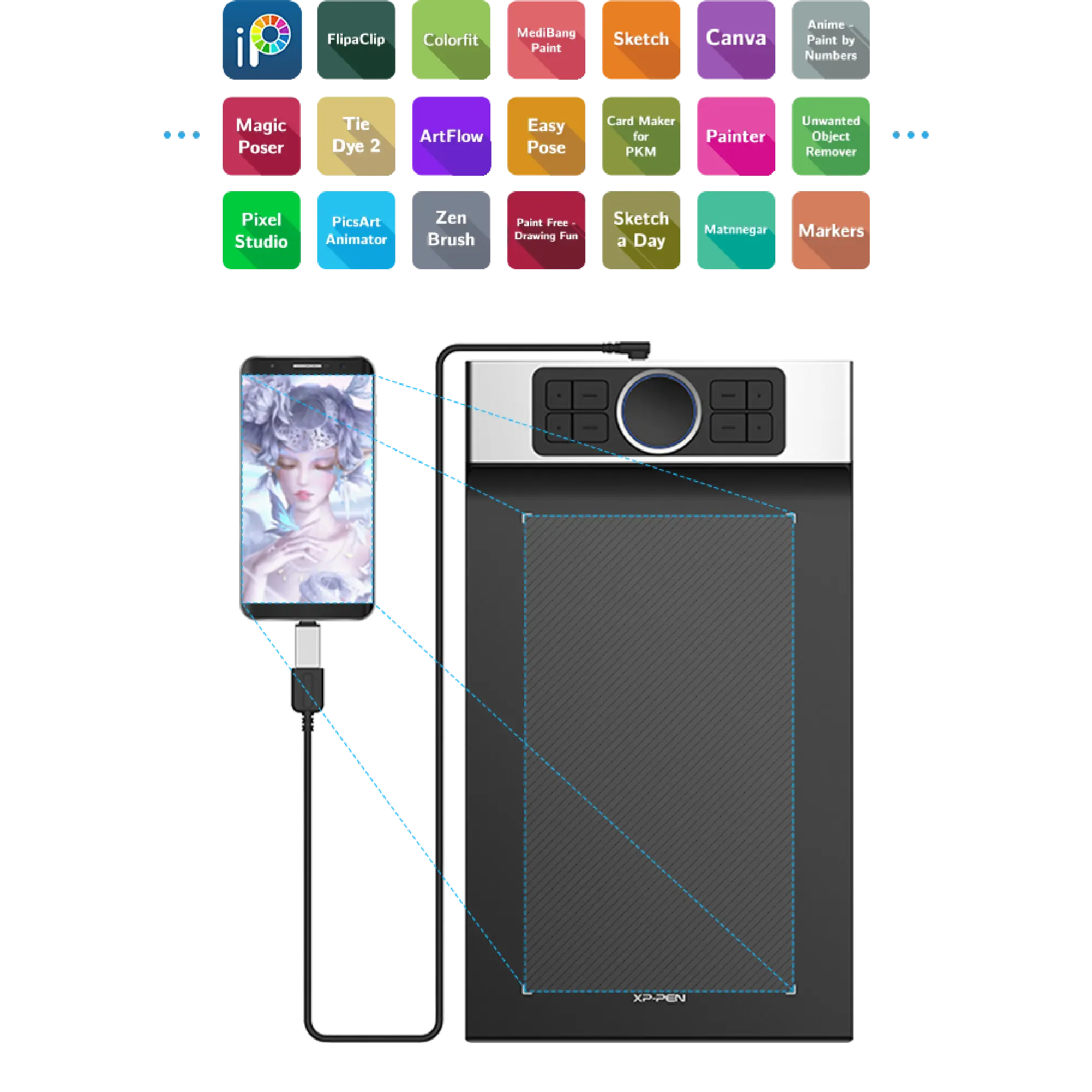 Купить Графический планшет XP-Pen Deco Pro S - фото 9