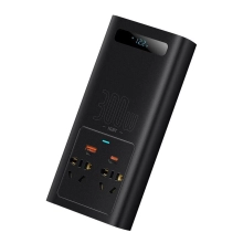 Купити Автомобільний інвертор Baseus IGBT Power Inverter 300W 220V CN/EU Black - фото 3