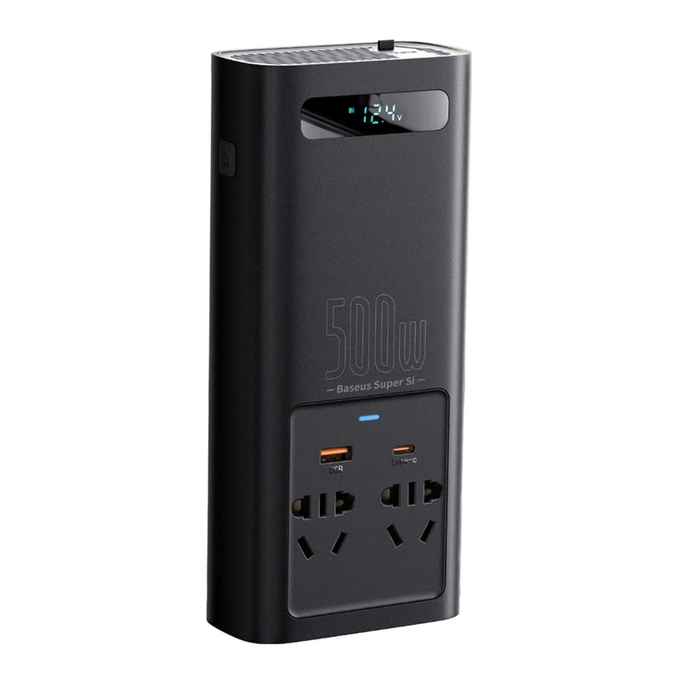 Купить Автомобильный инвертор Baseus Super Si Power Inverter 500W 220V CN/EU Black - фото 2