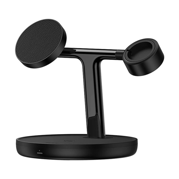 Купити БЗП Baseus Swan 3-in-1 Wireless Magnetic Charging Bracket 20W Black - фото 3