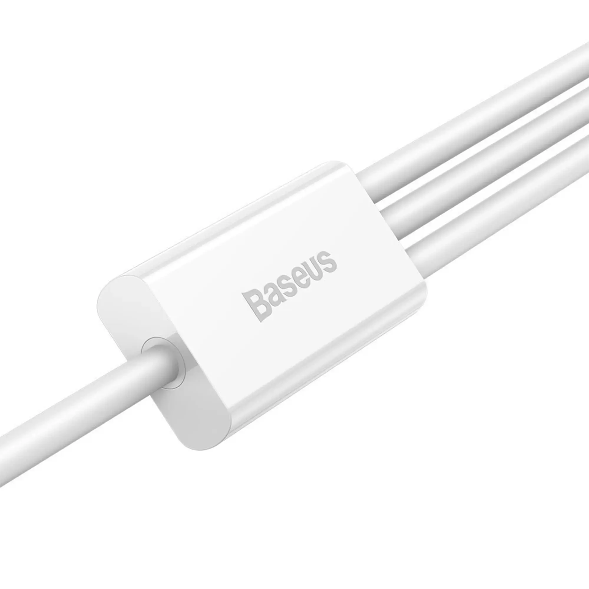 Купити Кабель Baseus Superior Series Fast Charging 3-in-1 (Micro USB+Lightning+Type-C) 3.5A (1.5m) White - фото 4
