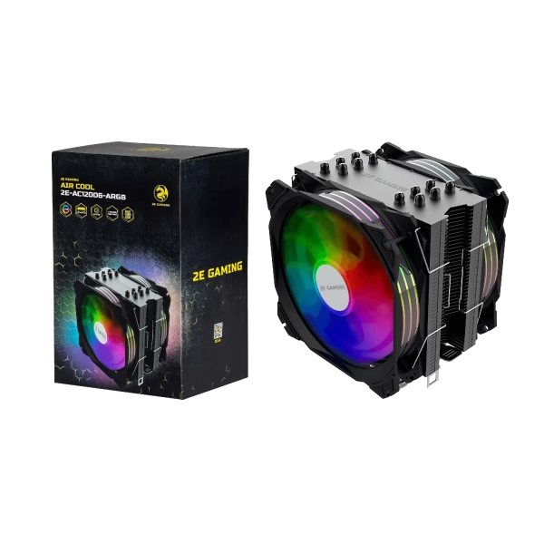 Купить Процессорный кулер 2E Gaming Air Cool AC120D6-ARGB - фото 2