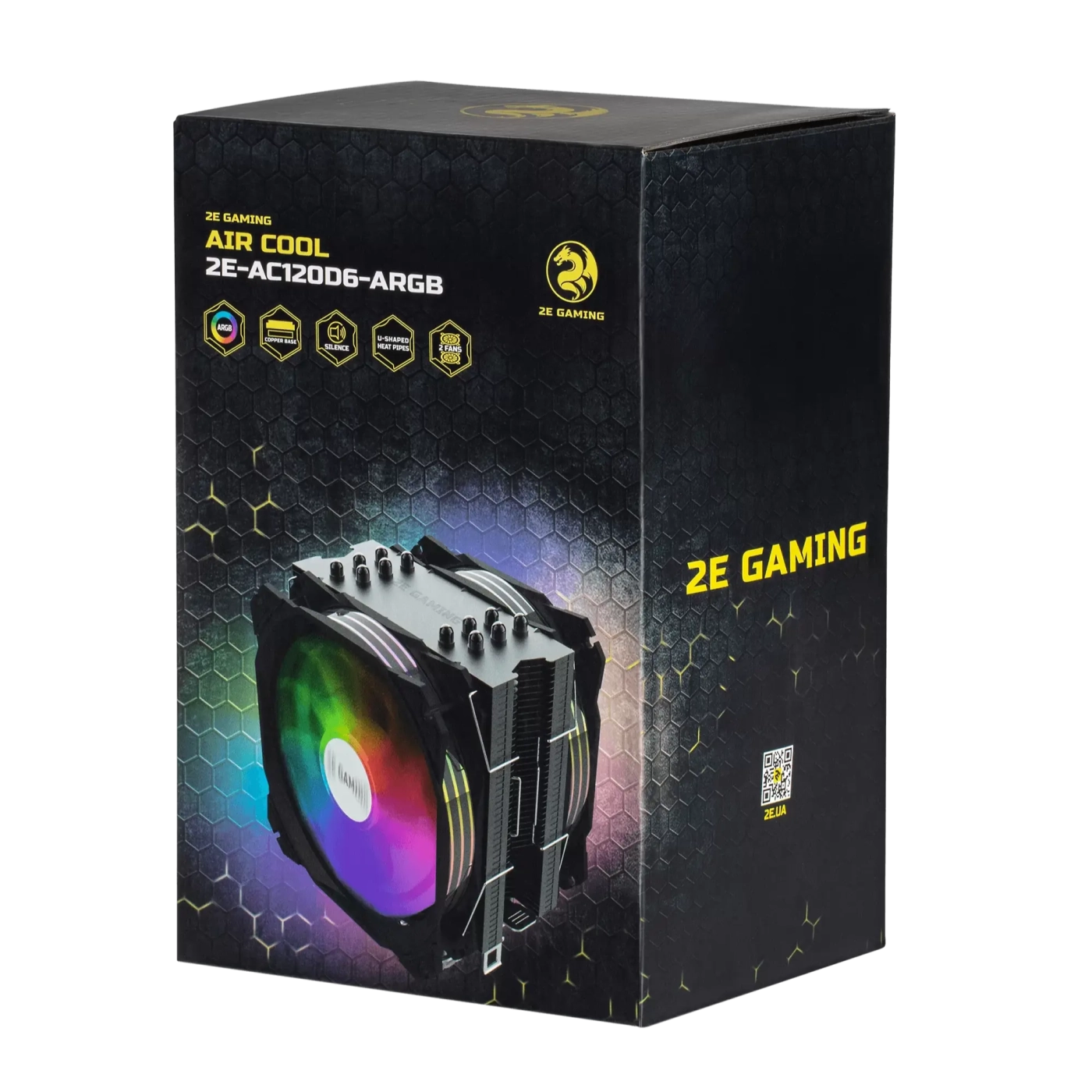 Купить Процессорный кулер 2E Gaming Air Cool AC120D6-ARGB - фото 11