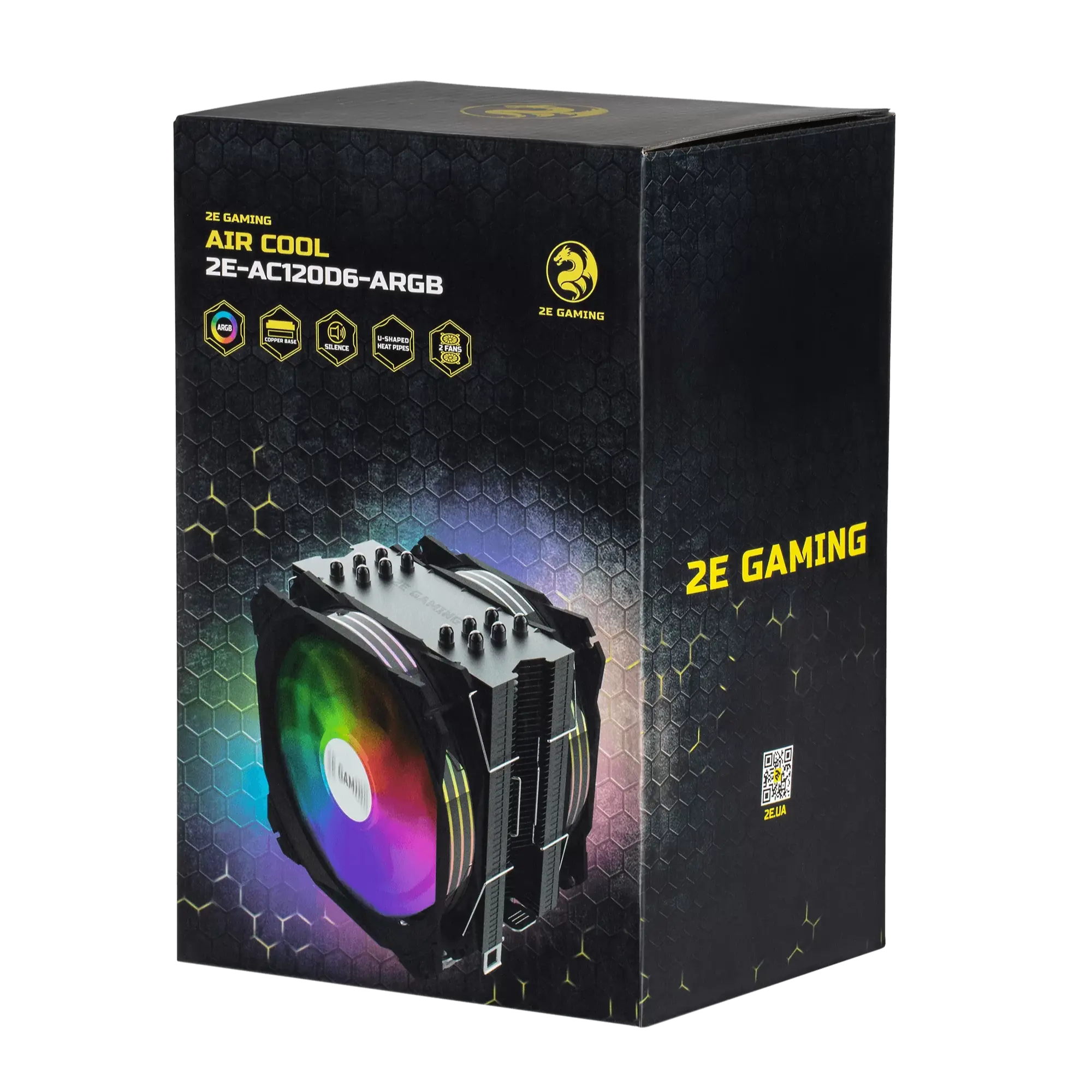 Купить Процессорный кулер 2E Gaming Air Cool AC120D6-ARGB - фото 11
