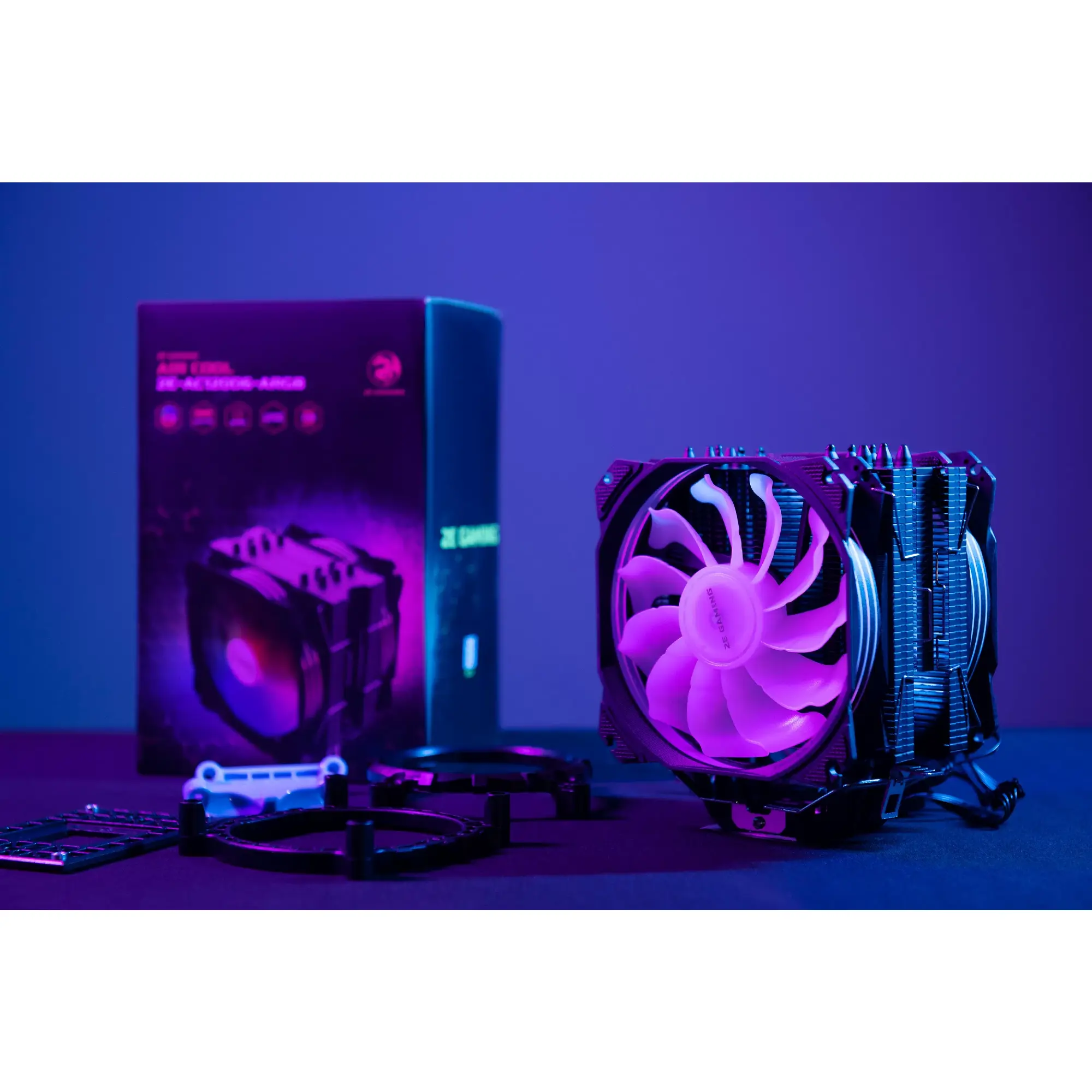 Купить Процессорный кулер 2E Gaming Air Cool AC120D6-ARGB - фото 12