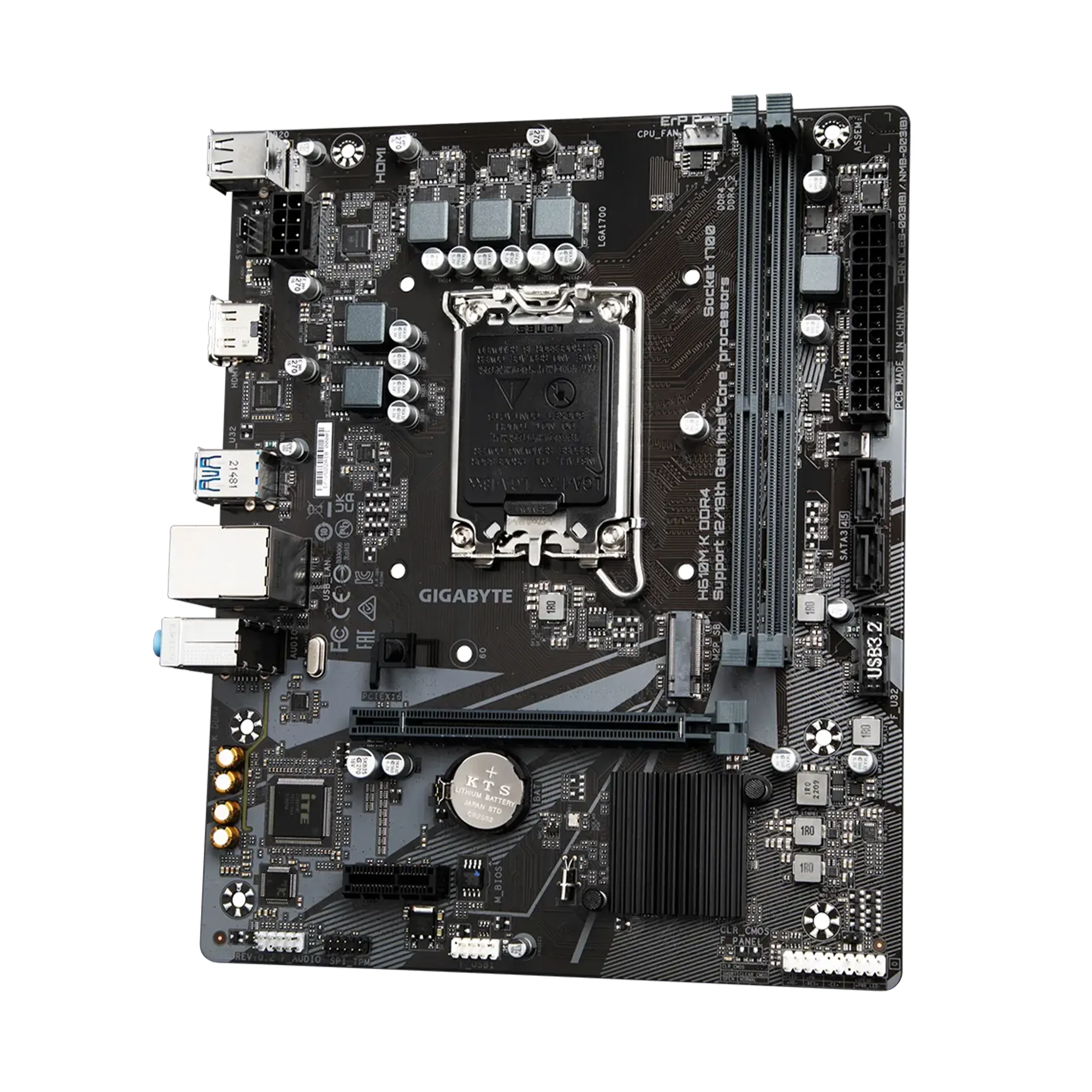 Купить Материнская плата GIGABYTE H610M K DDR4 - фото 1