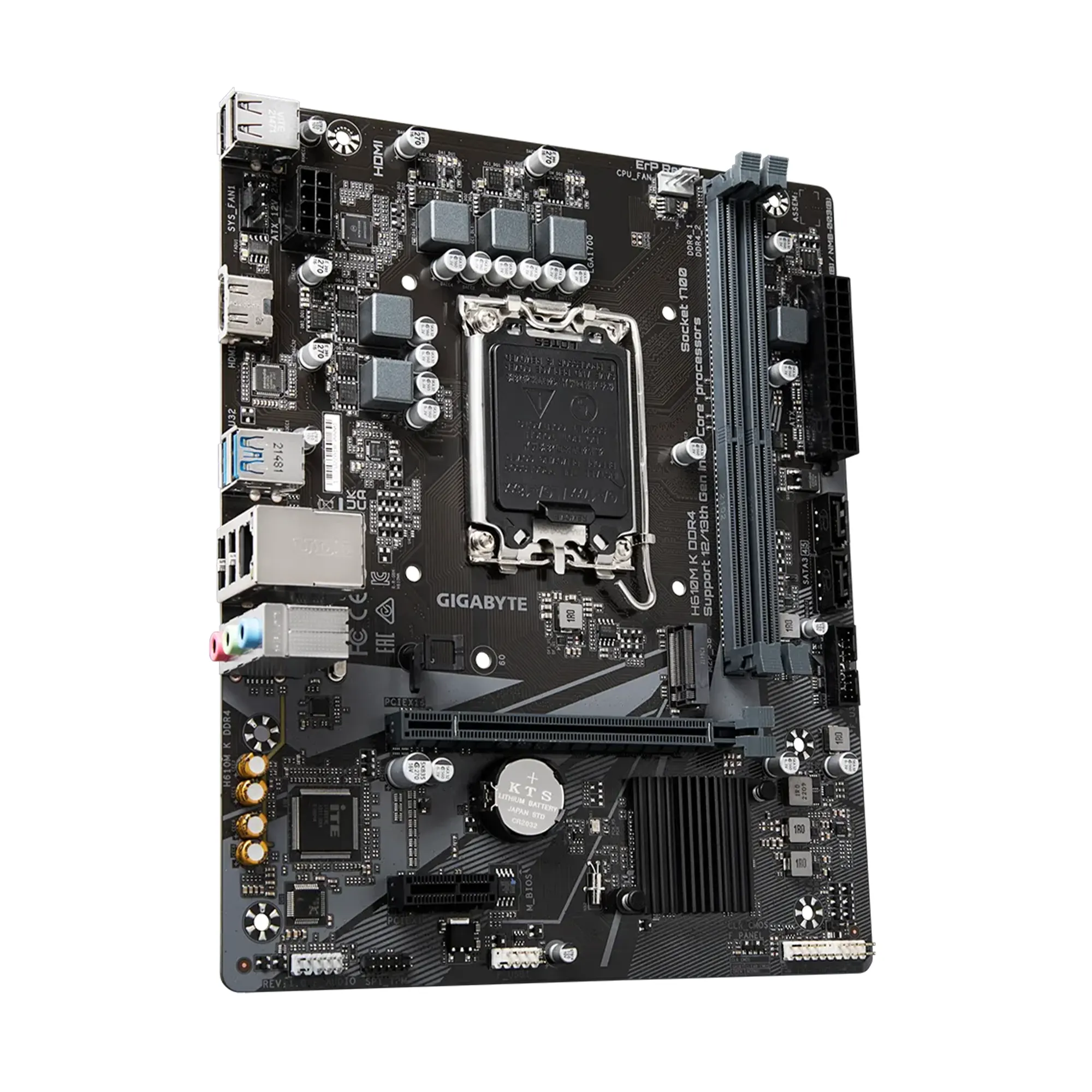 Купить Материнская плата GIGABYTE H610M K DDR4 - фото 3