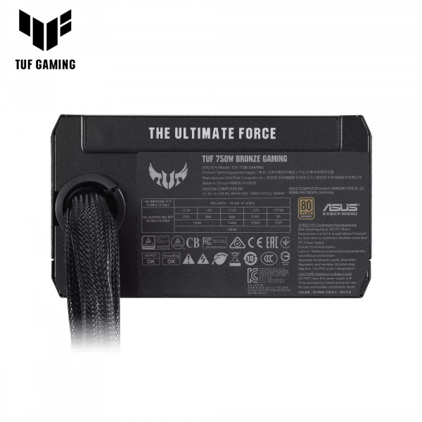 Купить Блок питания ASUS TUF 750W 80+ Bronze TUF-GAMING-750B - фото 7