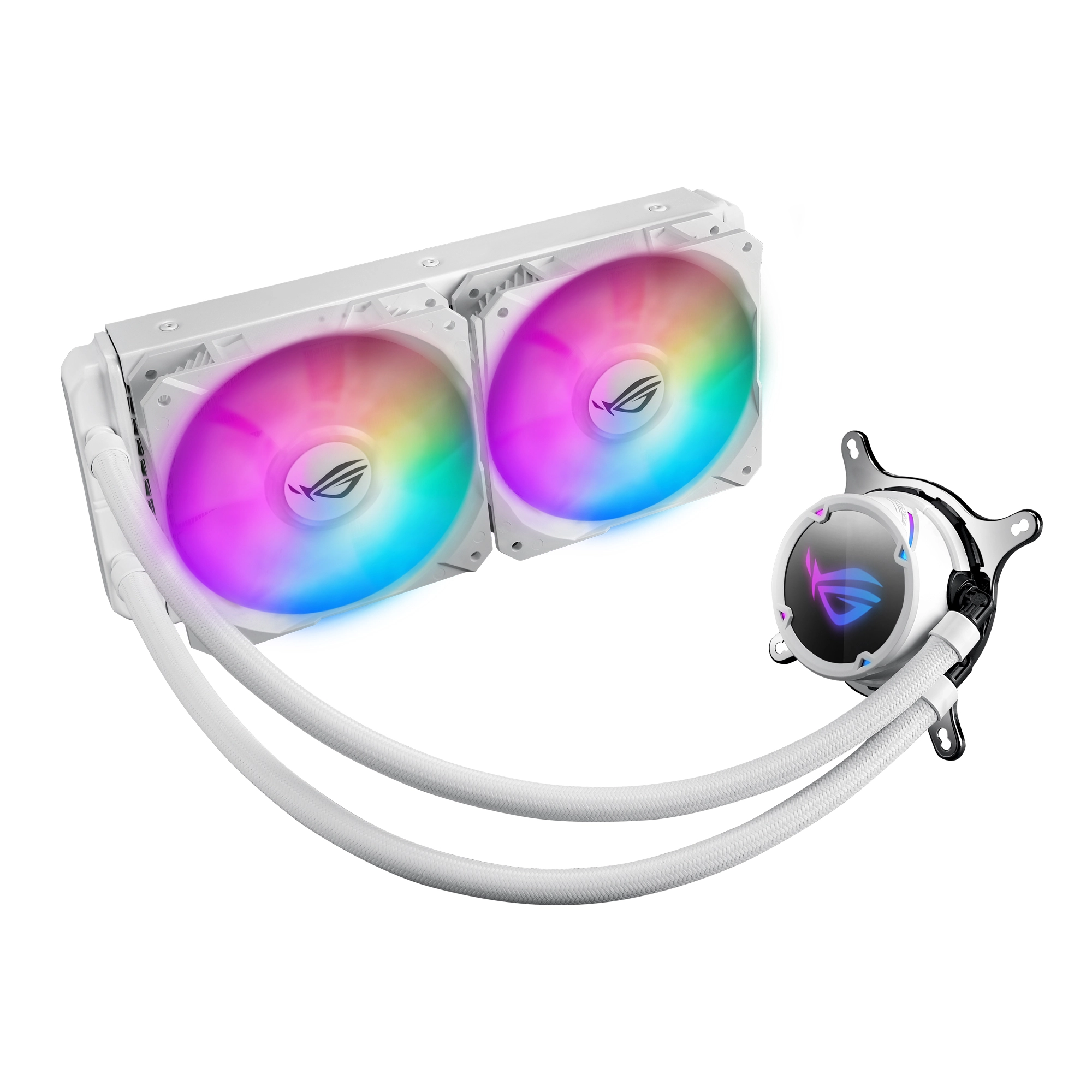 Купити Система рідинного охолодження ASUS ROG-STRIX-LC-240-RGB White Edition - фото 1