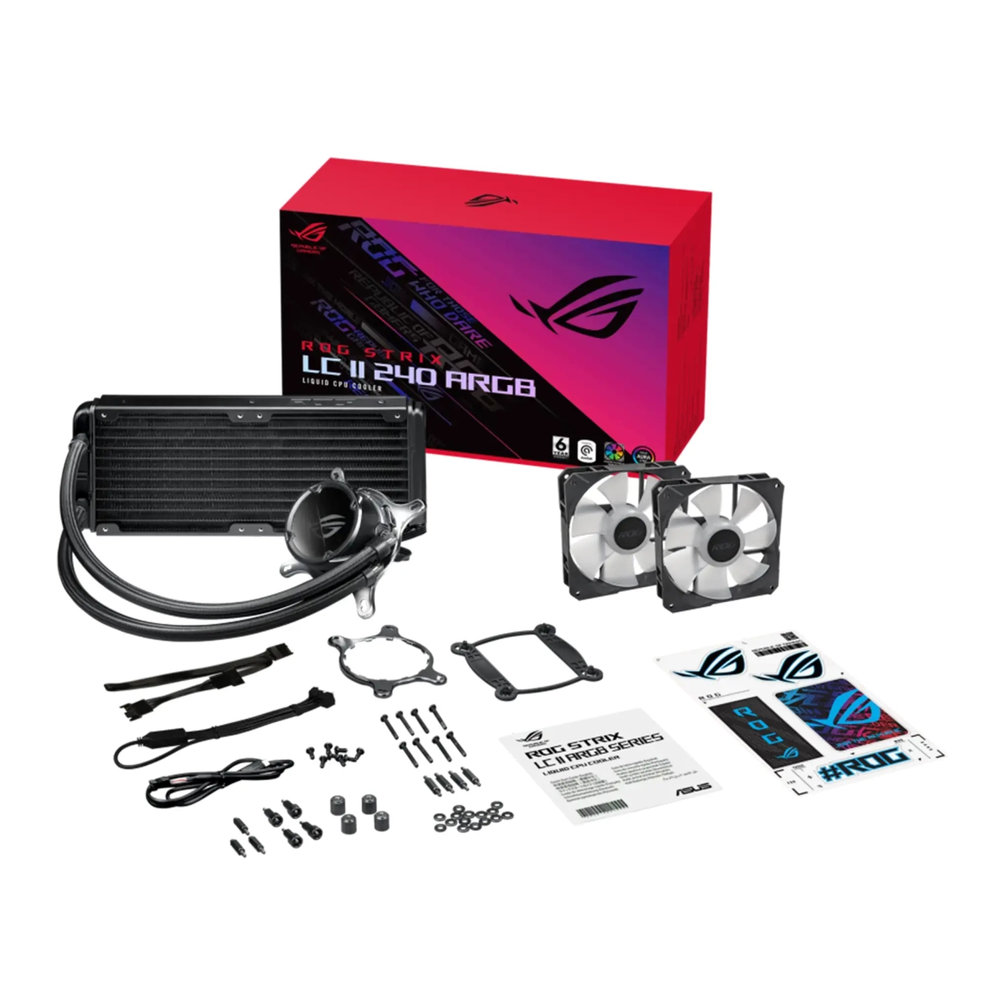 Купить Система жидкостного охлаждения ASUS ROG-STRIX-LC-II-240-ARGB - фото 5