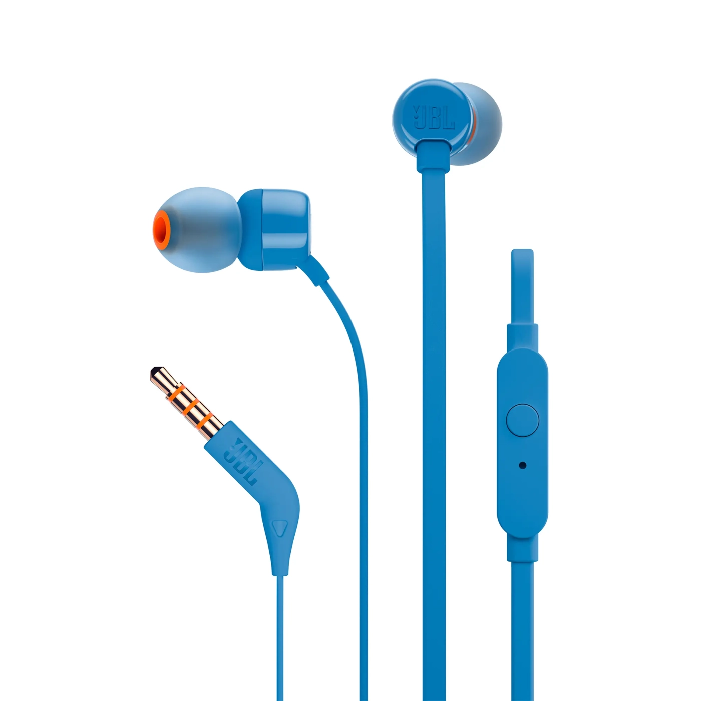 Купить Наушники JBL T110 Blue (JBLT110BLU) - фото 1