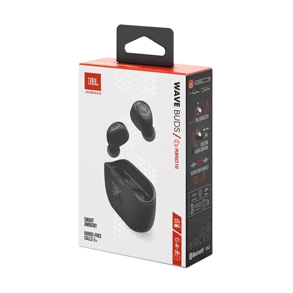 Купить Наушники JBL Wave Buds TWS Black (JBLWBUDSBLK) - фото 11