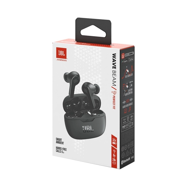 Купить Наушники JBL Wave Beam TWS Black (JBLWBEAMBLK) - фото 9