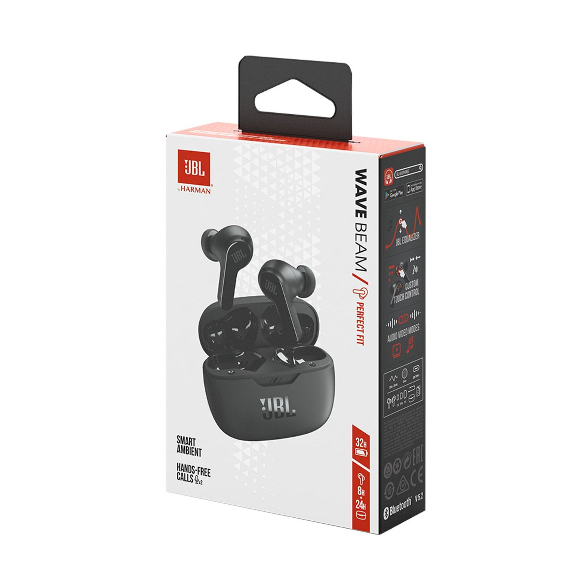 Купить Наушники JBL Wave Beam TWS Black (JBLWBEAMBLK) - фото 9