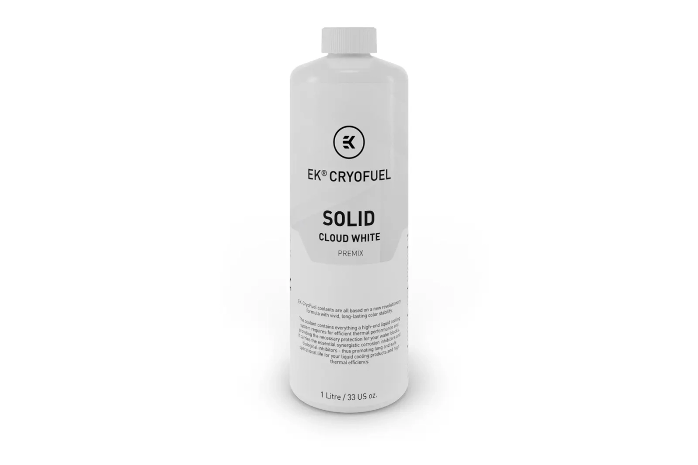 Купити Охолоджуюча рідина EKWB EK-CryoFuel Solid Cloud White (Premix 1000mL) (3831109880302) - фото 1