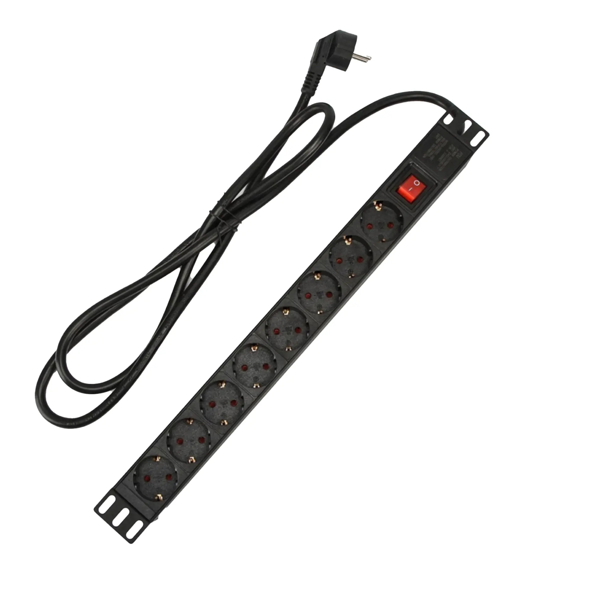 Купити Блок розеток Hypernet 8п 19'' 1.8 м з вимикачем (SPP8) - фото 1