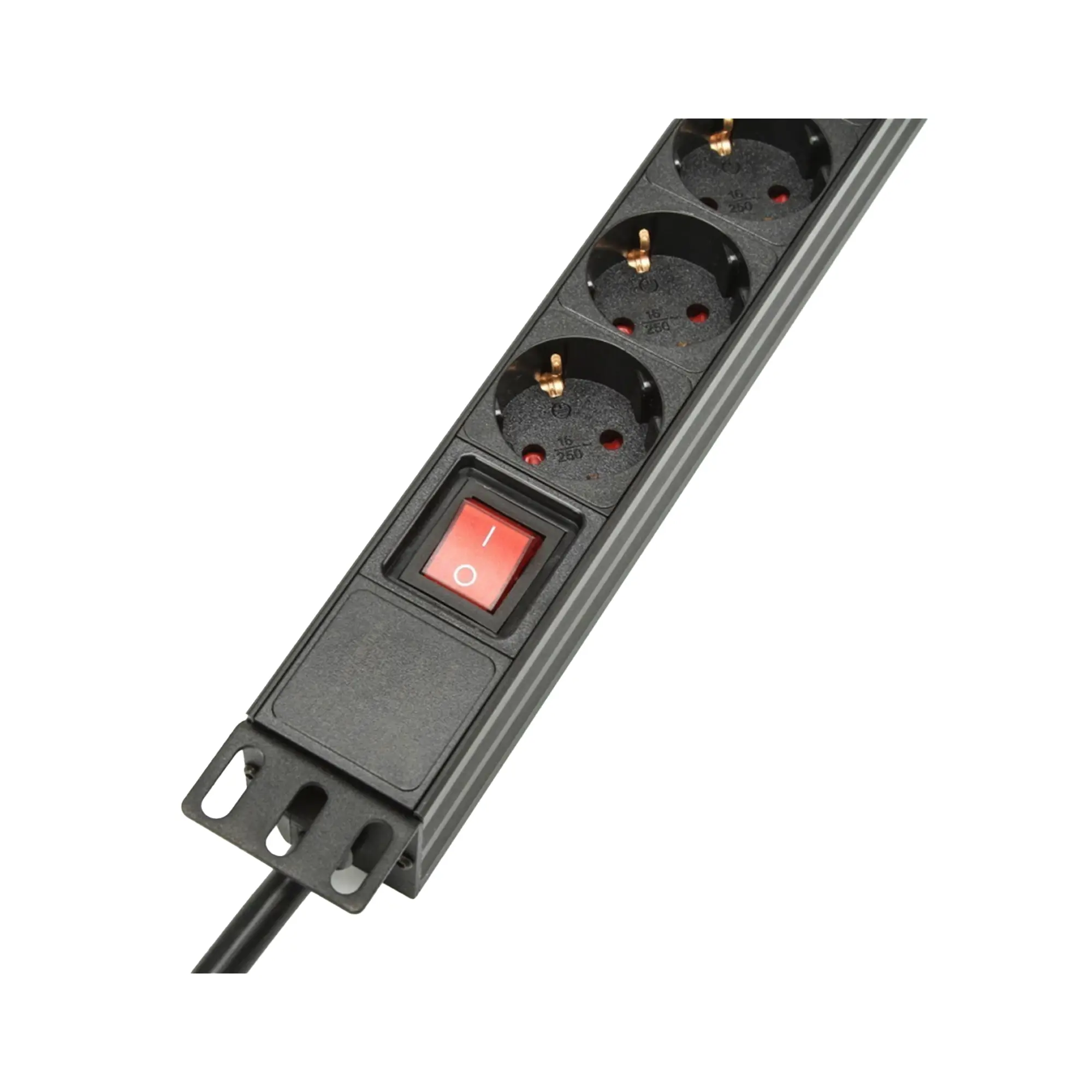 Купити Блок розеток Hypernet 8п 19'' 1.8 м з вимикачем (SPP8) - фото 3