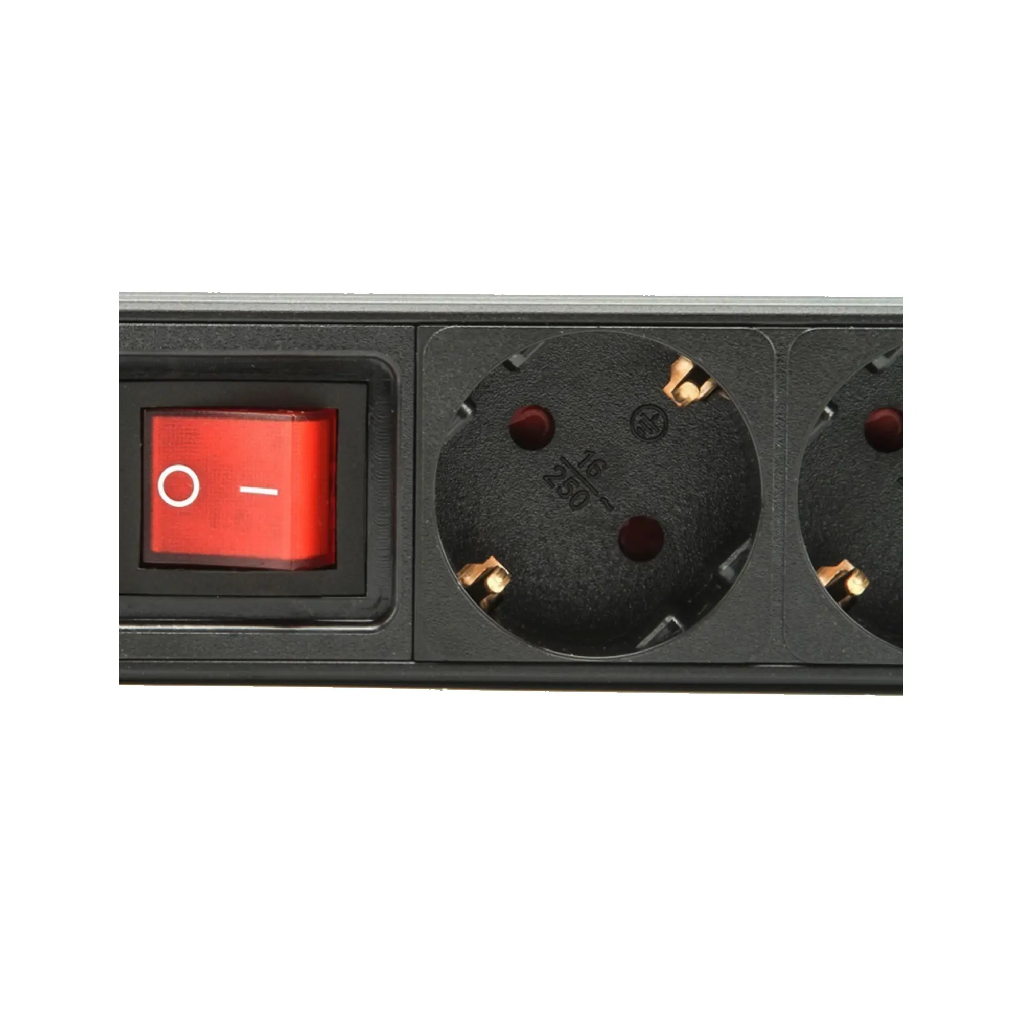 Купити Блок розеток Hypernet 8п 19'' 1.8 м з вимикачем (SPP8) - фото 4