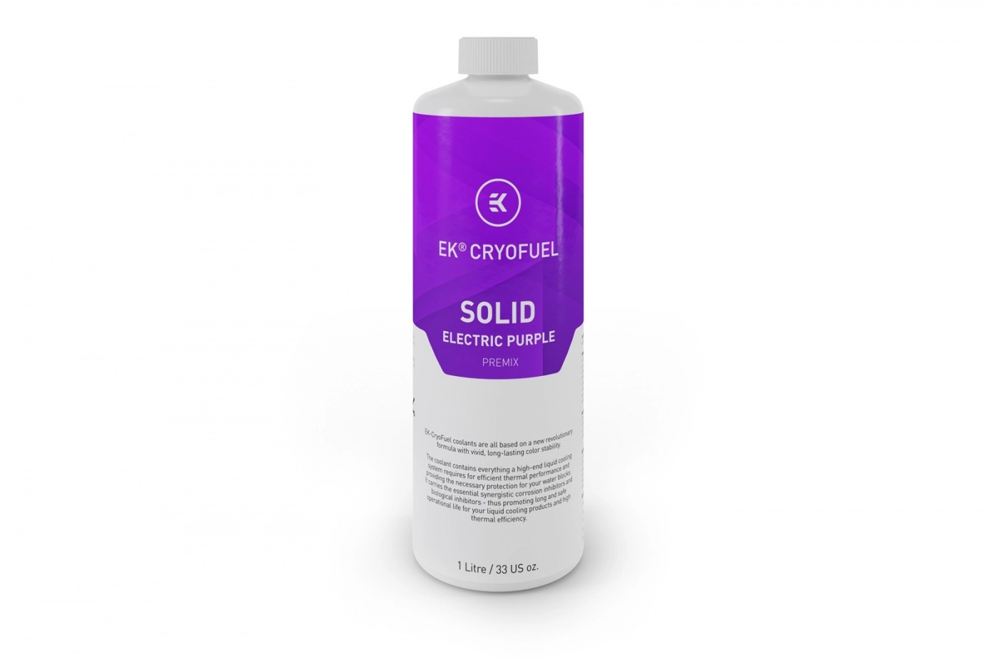 Купити Охолоджуюча рідина EKWB EK-CryoFuel Solid Electric Purple (Premix 1000mL) (3831109880340) - фото 1