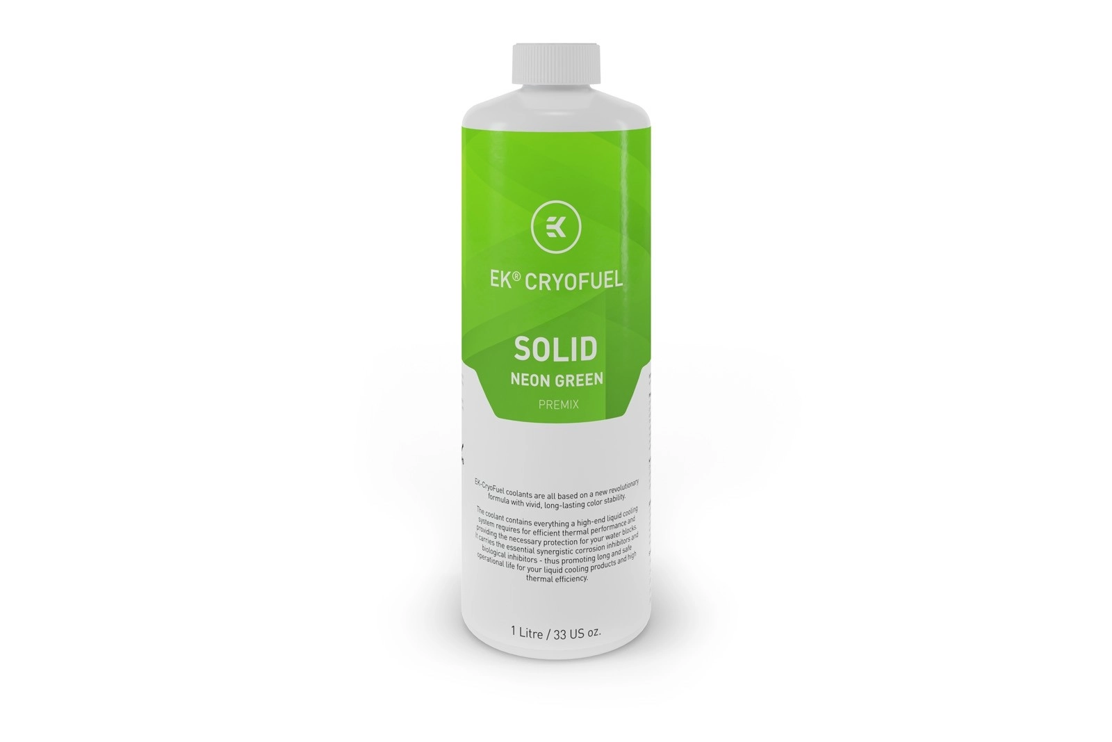 Купити Охолоджуюча рідина EKWB EK-CryoFuel Solid Neon Green (Premix 1000mL) (3831109880364) - фото 1