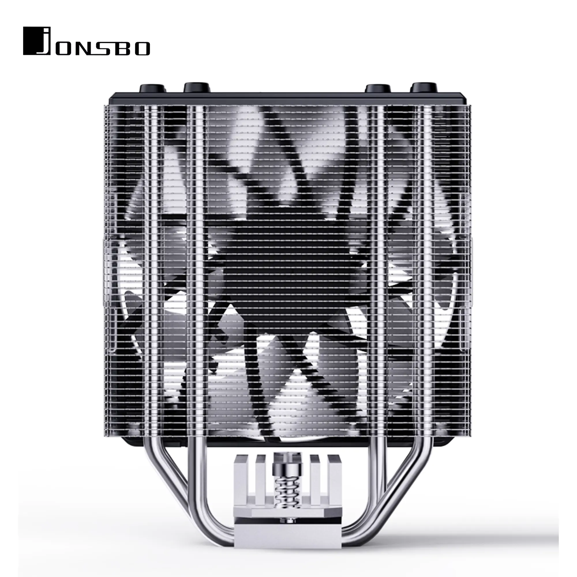 Купить Процессорный кулер JONSBO PISA A4 Gray (120mm/LGA 1700/1200/115X/AM4/AM5/250W/4Pin PWM) - фото 6