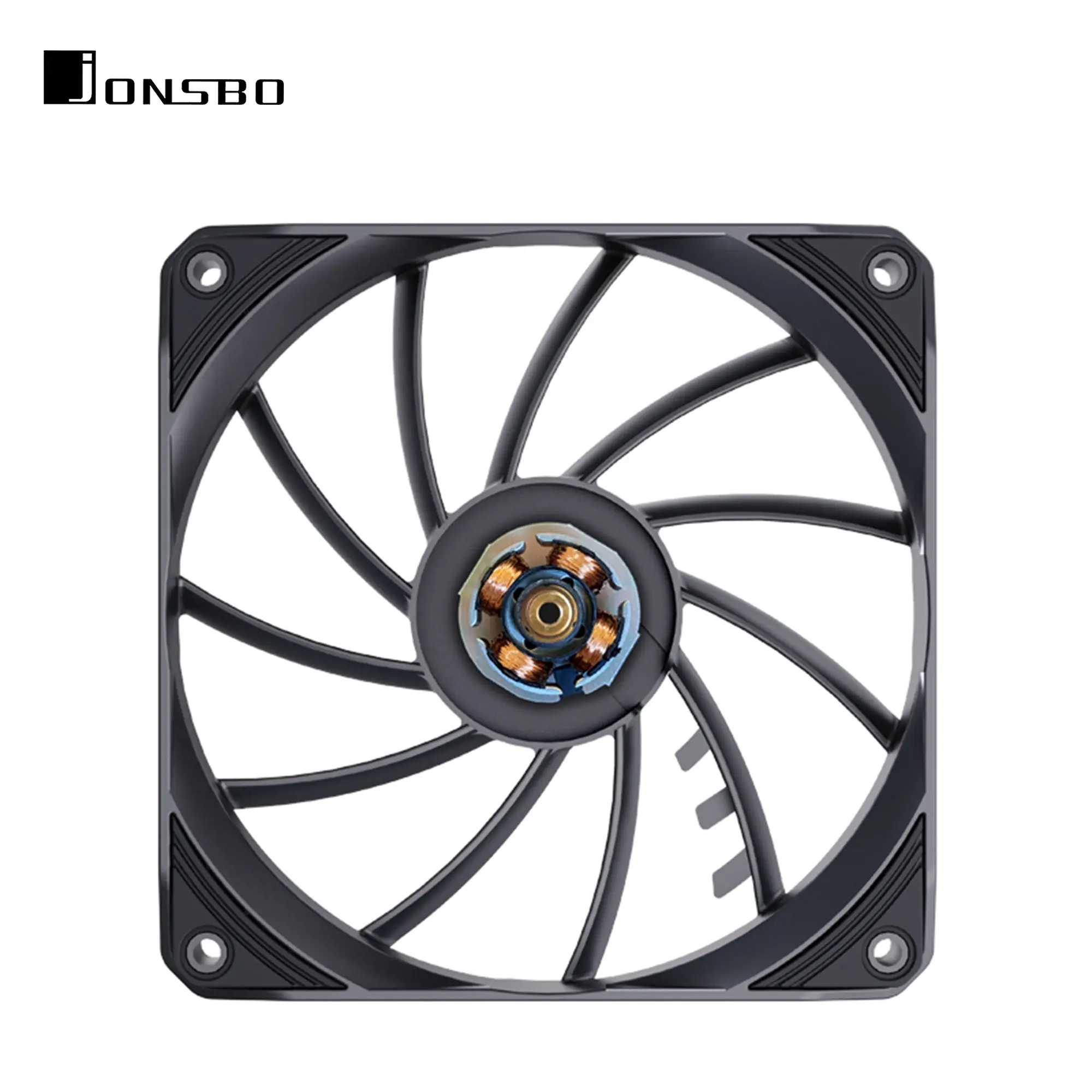 Купить Процессорный кулер JONSBO PISA A4 Gray (120mm/LGA 1700/1200/115X/AM4/AM5/250W/4Pin PWM) - фото 12