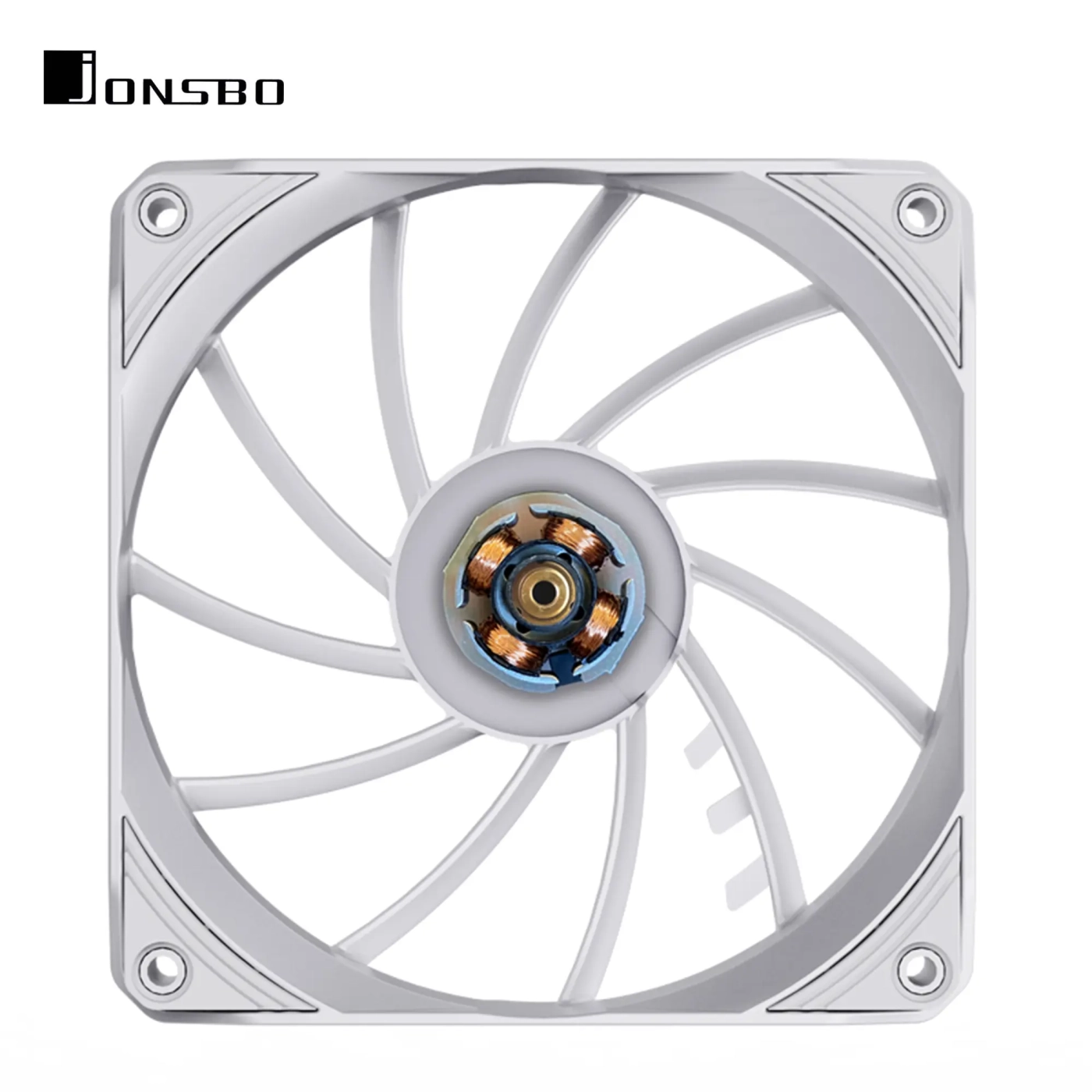 Купить Процессорный кулер JONSBO PISA A4 White (120mm/LGA 1700/1200/115X/AM4/AM5/250W/4Pin PWM) - фото 12