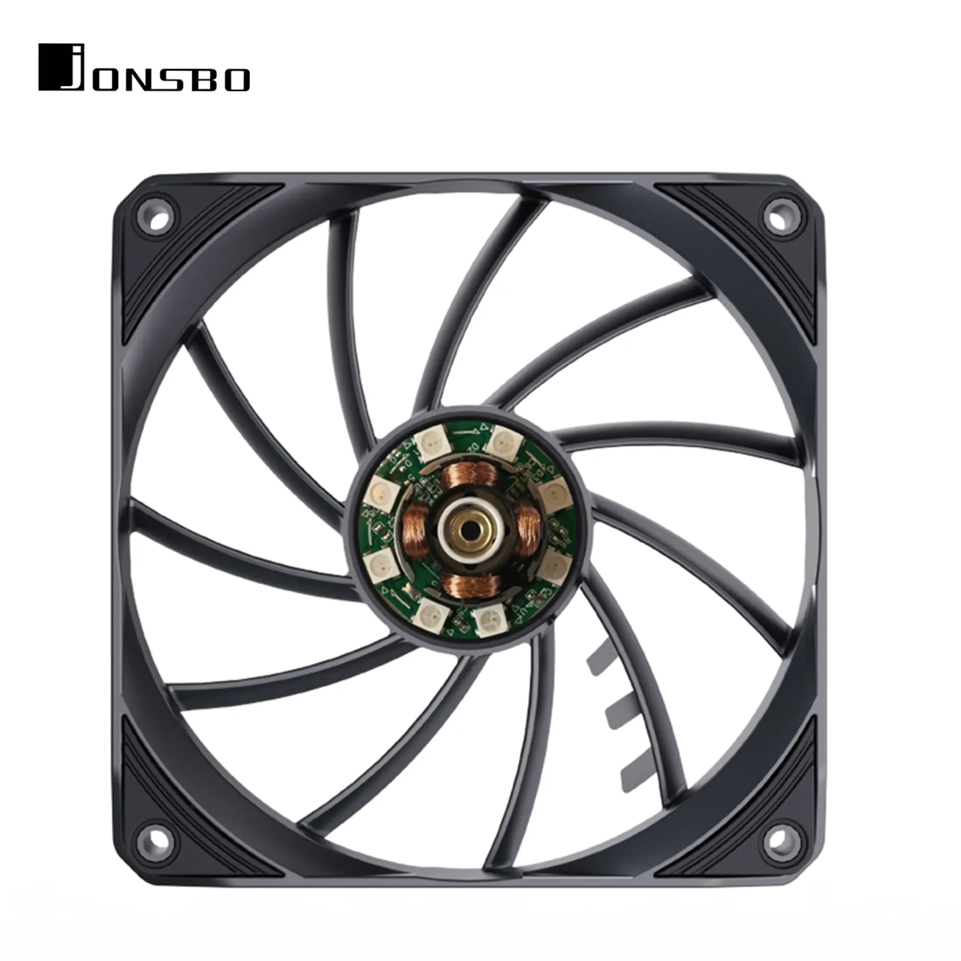 Купити Процесорний кулер JONSBO PISA A5 ARGB Gray (120mm/LGA 1700/1200/115X/AM4/AM5/265W/4Pin PWM) - фото 9