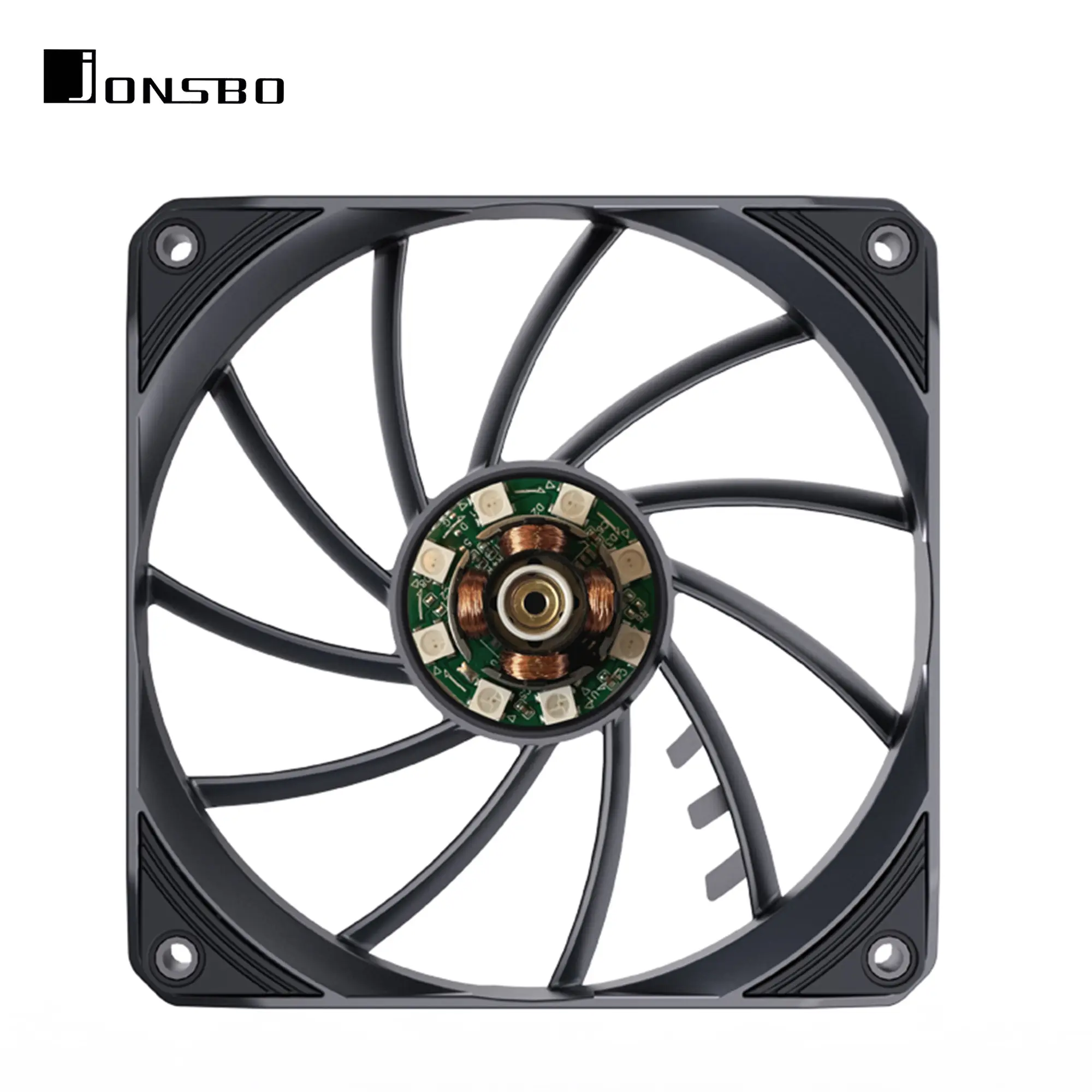 Купити Процесорний кулер JONSBO PISA A5 ARGB Gray (120mm/LGA 1700/1200/115X/AM4/AM5/265W/4Pin PWM) - фото 9
