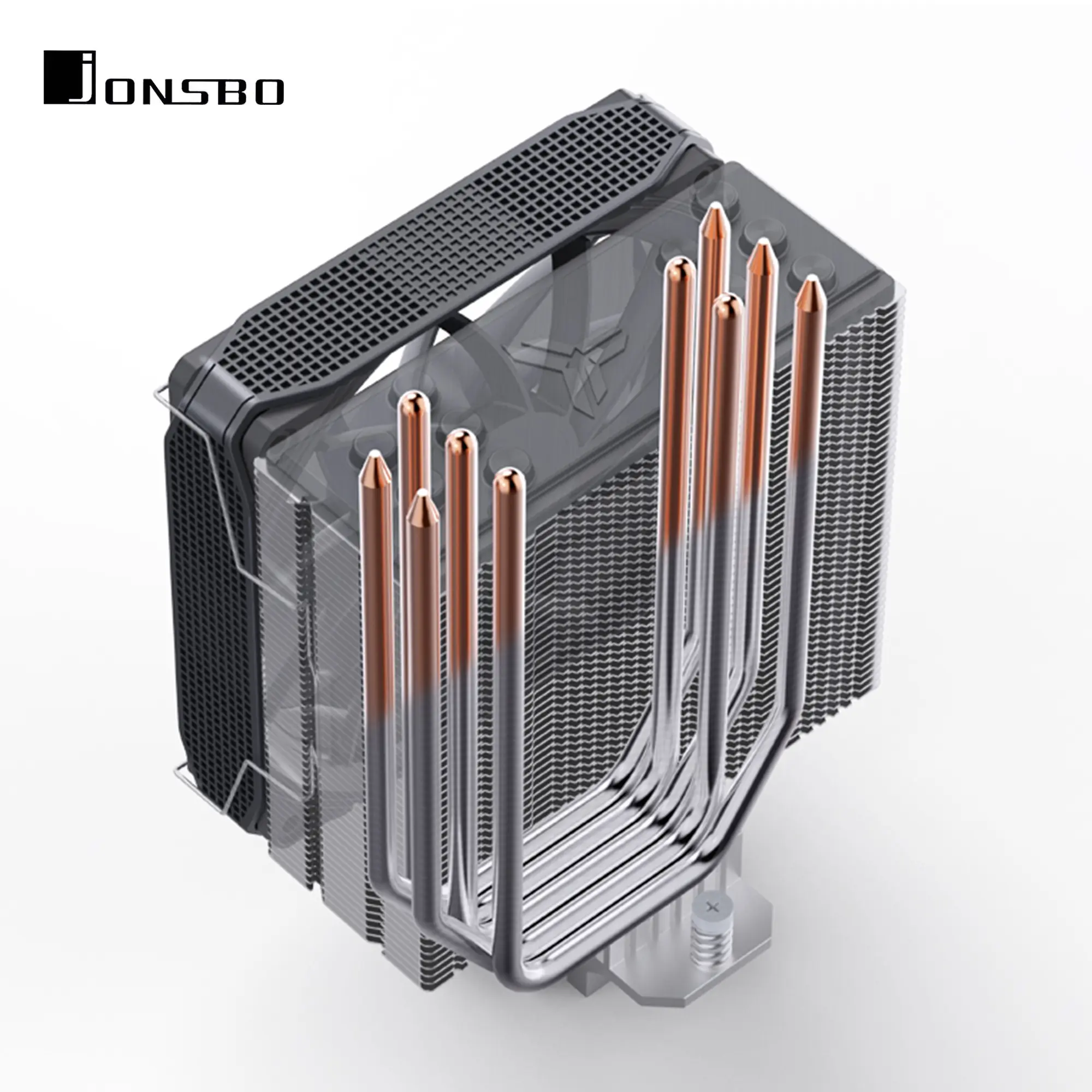 Купити Процесорний кулер JONSBO PISA A5 ARGB Gray (120mm/LGA 1700/1200/115X/AM4/AM5/265W/4Pin PWM) - фото 10