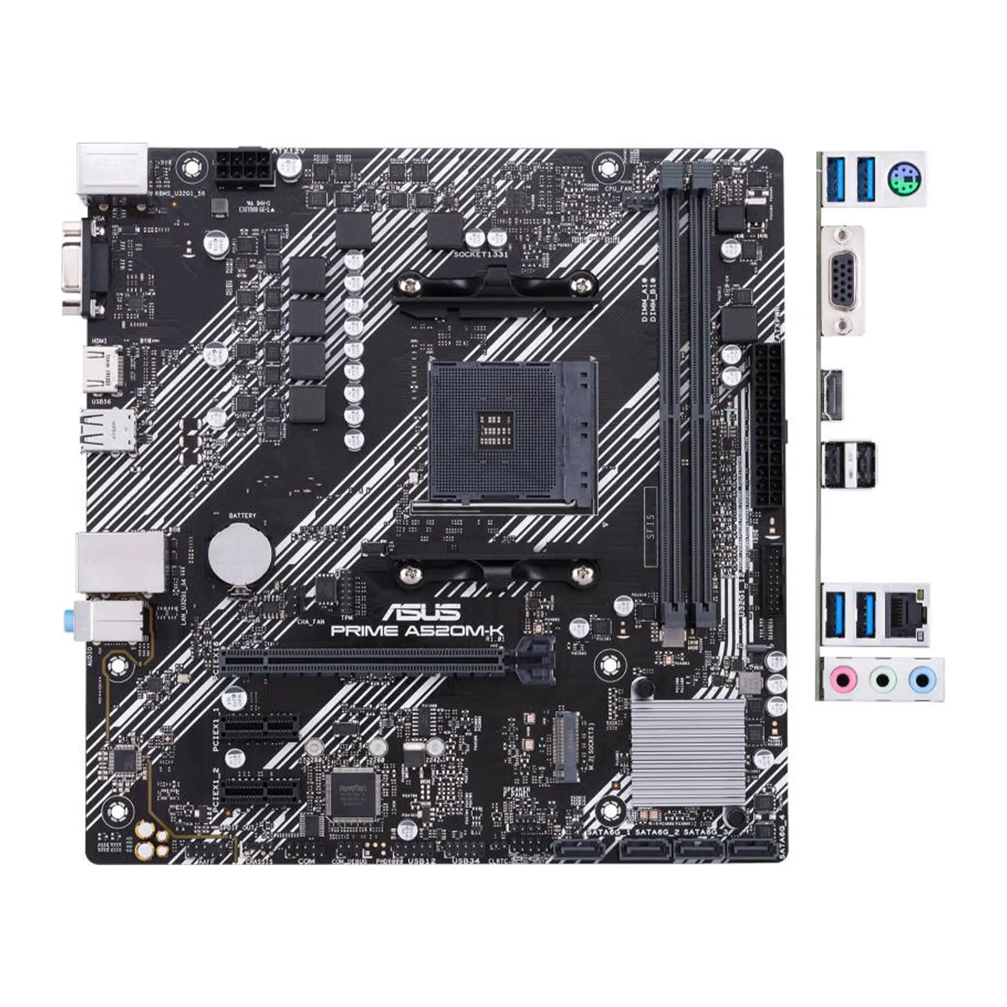 Купити Материнська плата ASUS PRIME A520M-K - фото 6