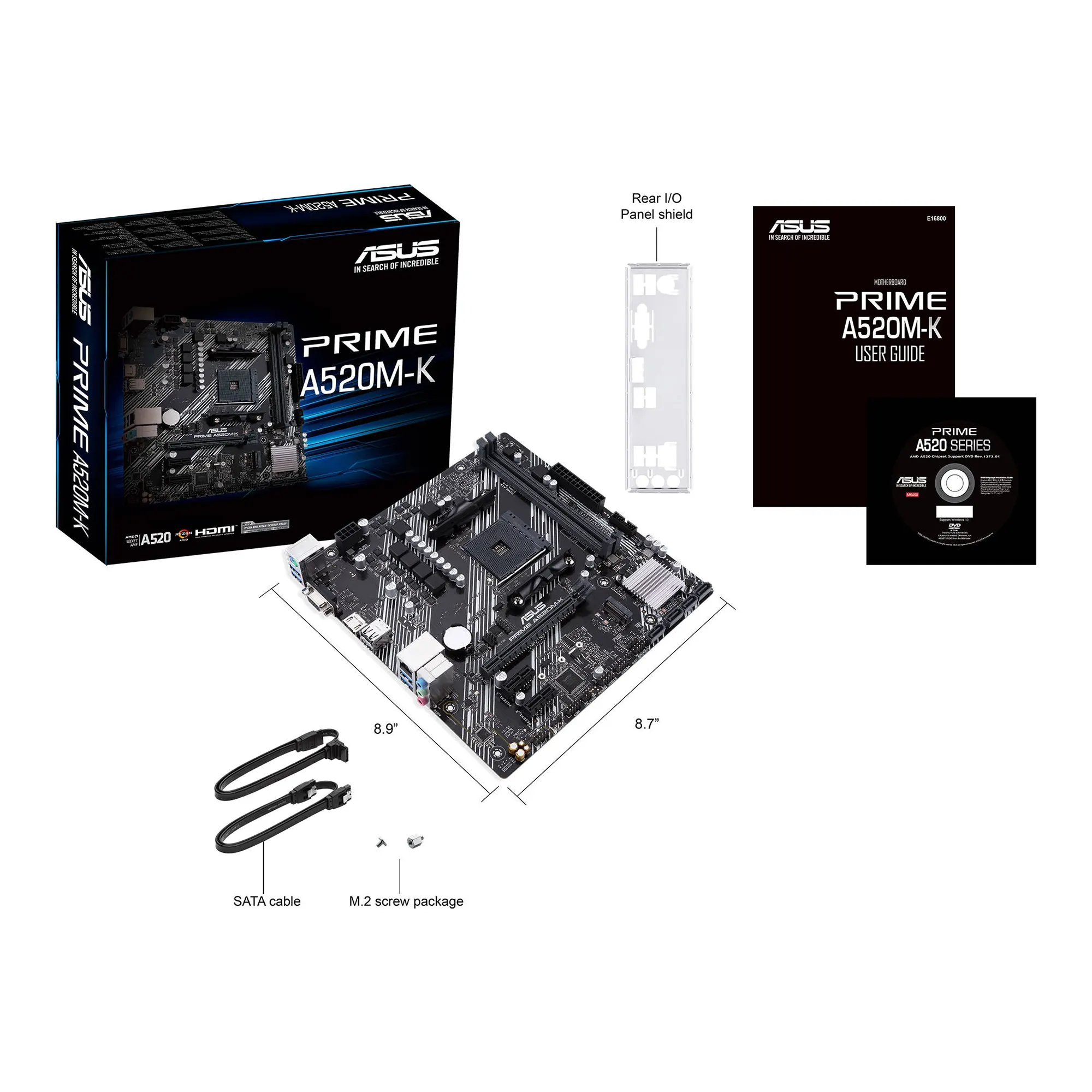 Купити Материнська плата ASUS PRIME A520M-K - фото 8