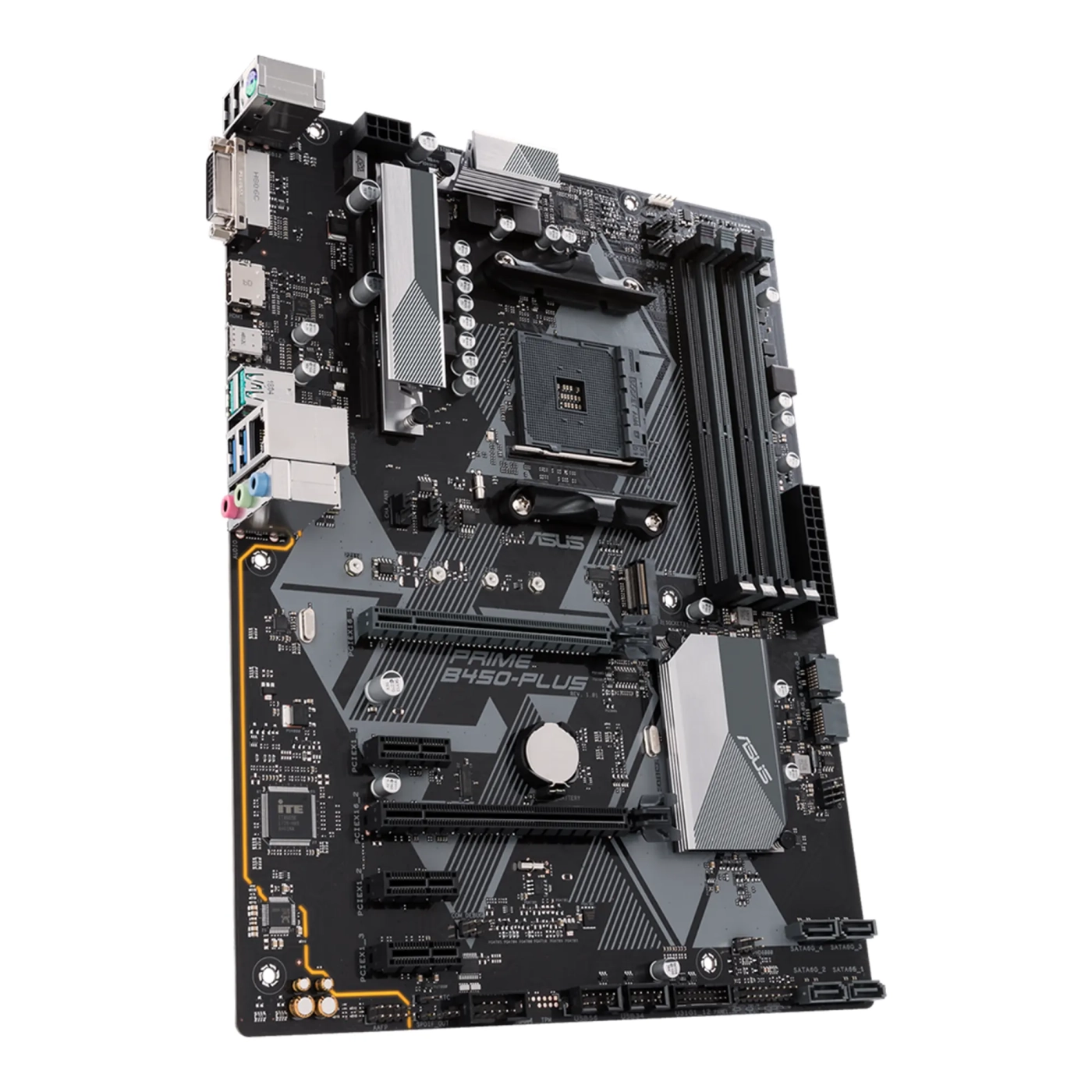 Купить Материнская плата ASUS PRIME B450-PLUS - фото 1