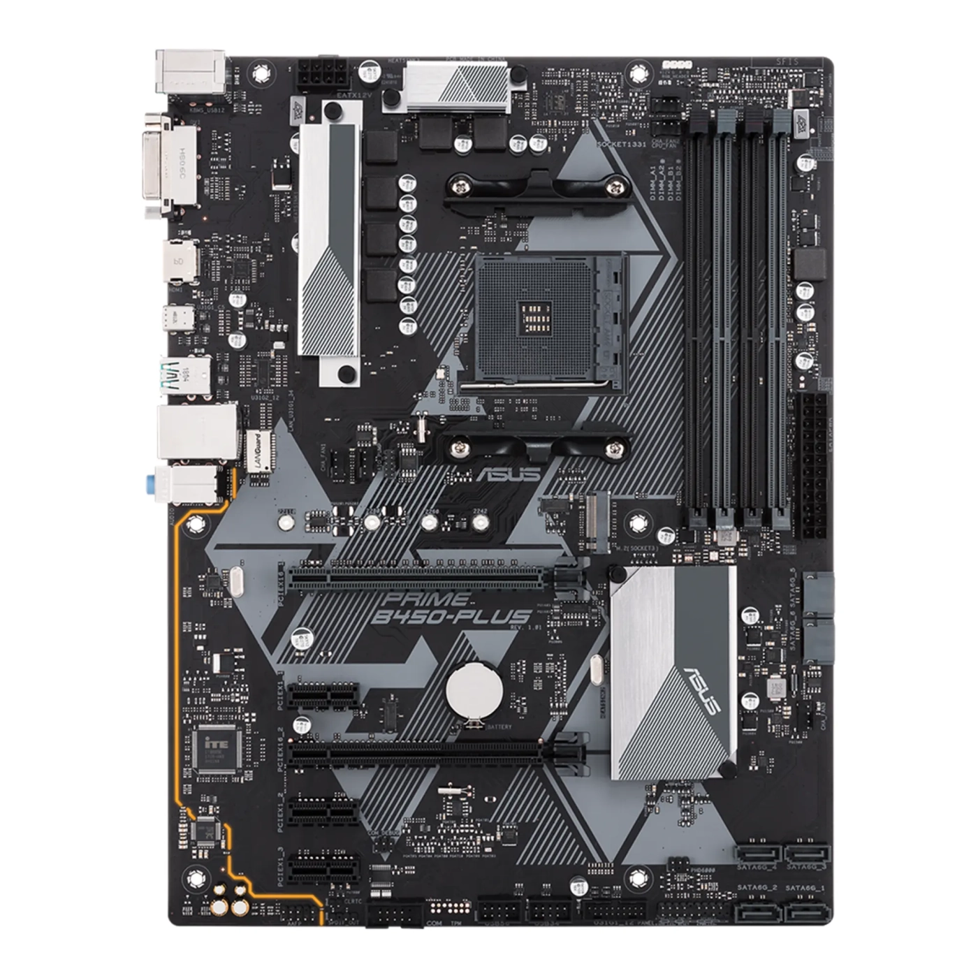 Купить Материнская плата ASUS PRIME B450-PLUS - фото 2