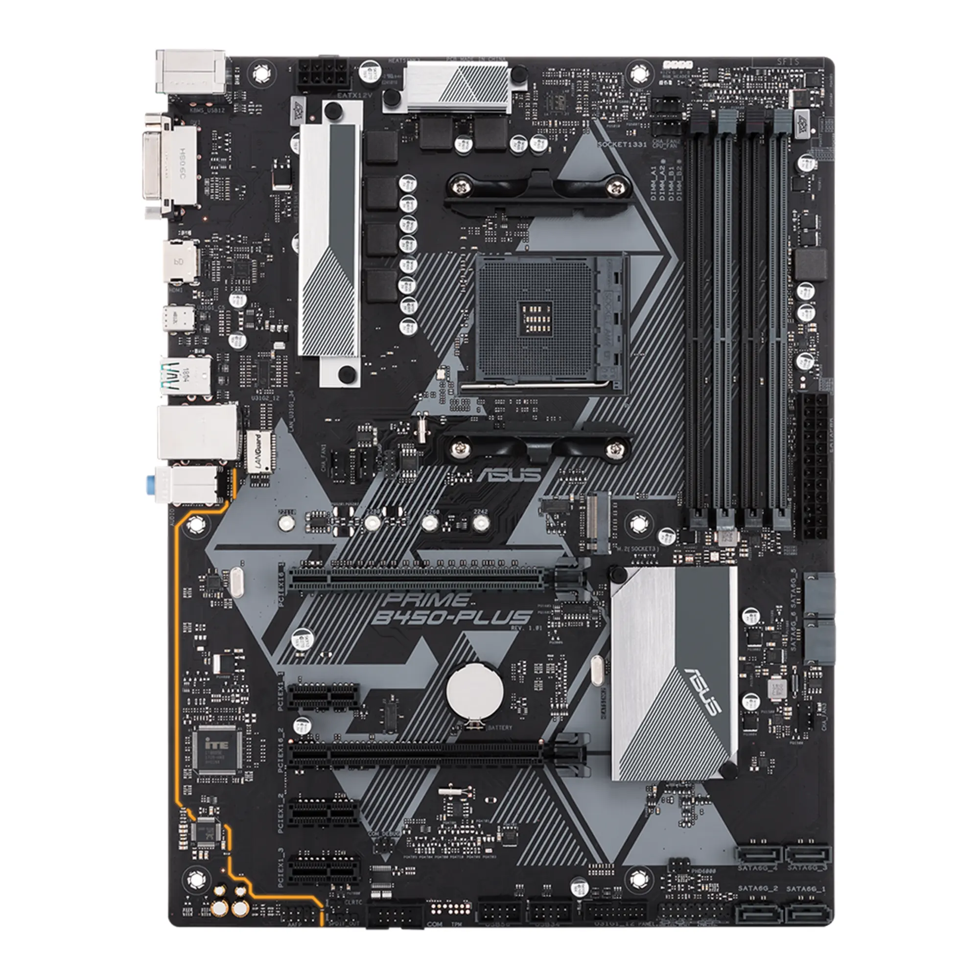 Купить Материнская плата ASUS PRIME B450-PLUS - фото 2