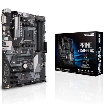 Купить Материнская плата ASUS PRIME B450-PLUS - фото 1