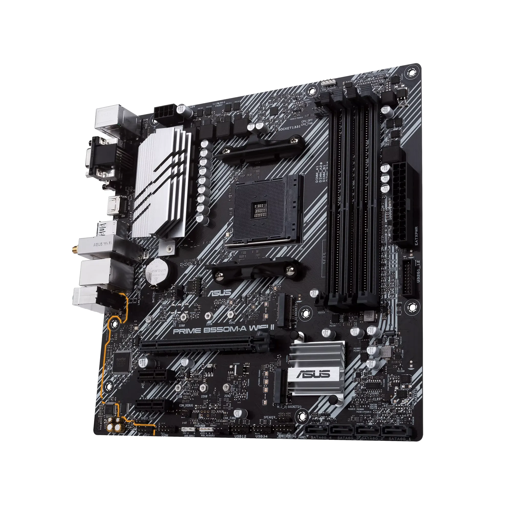 Купить Материнская плата ASUS PRIME B550M-A WIFI II - фото 1